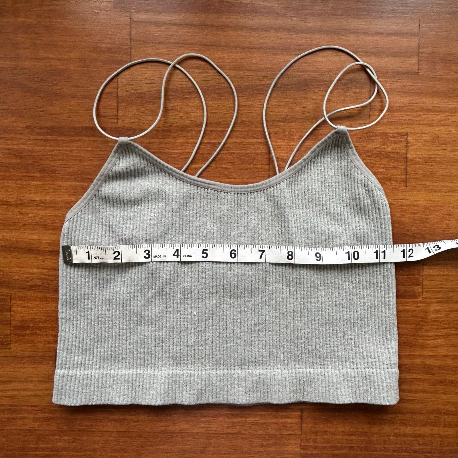 Forever 21 Gray Ribbed Women’s Cami Size S / US 4 / IT 40 - 3 Thumbnail