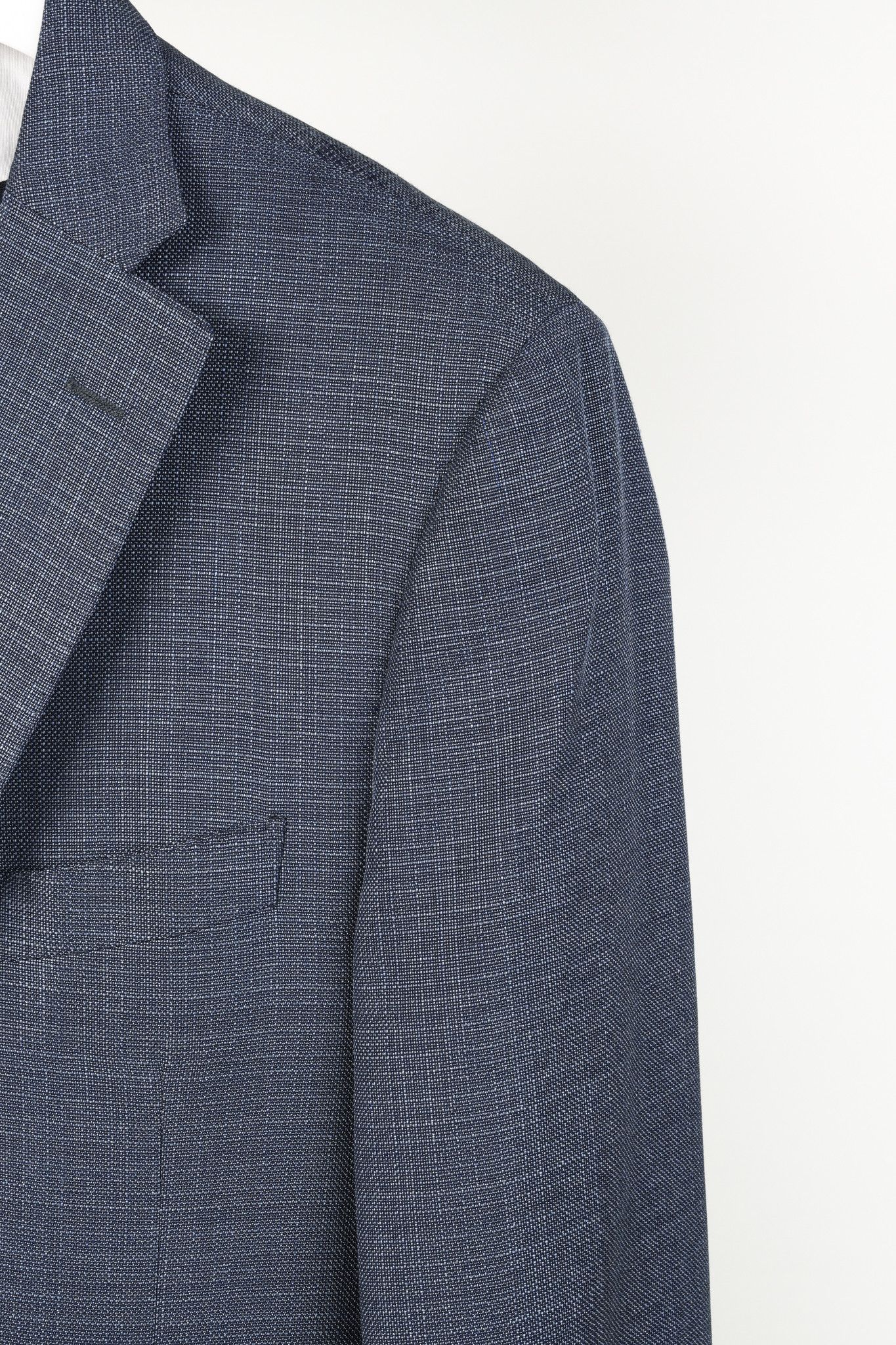 Corneliani Corneliani Blue Lightweight Wool & Silk Blazer Size 50R - 4 Thumbnail