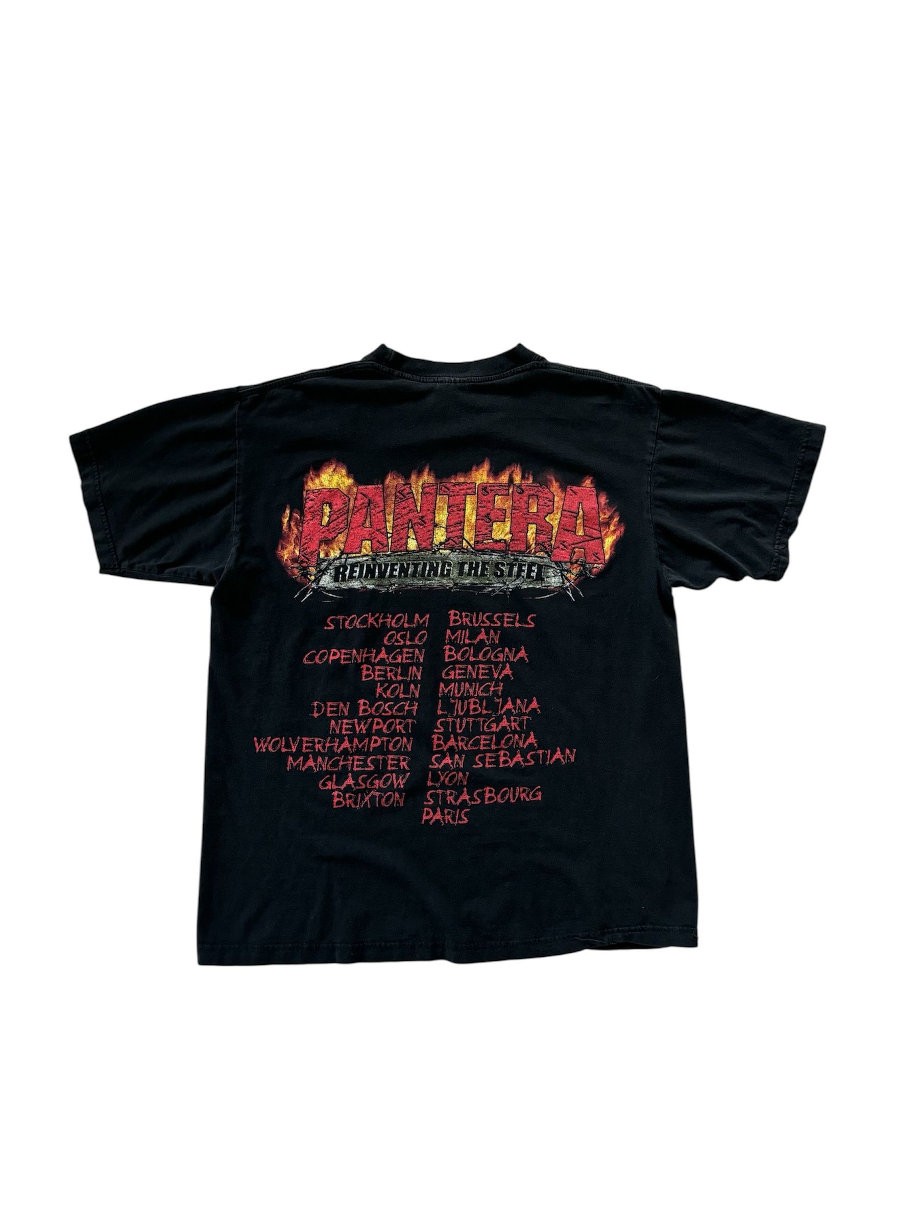 Vintage 2000 Vintage Pantera "Reinventing the Steel" t-shirt Size US L / EU 52-54 / 3 - 2 Thumbnail