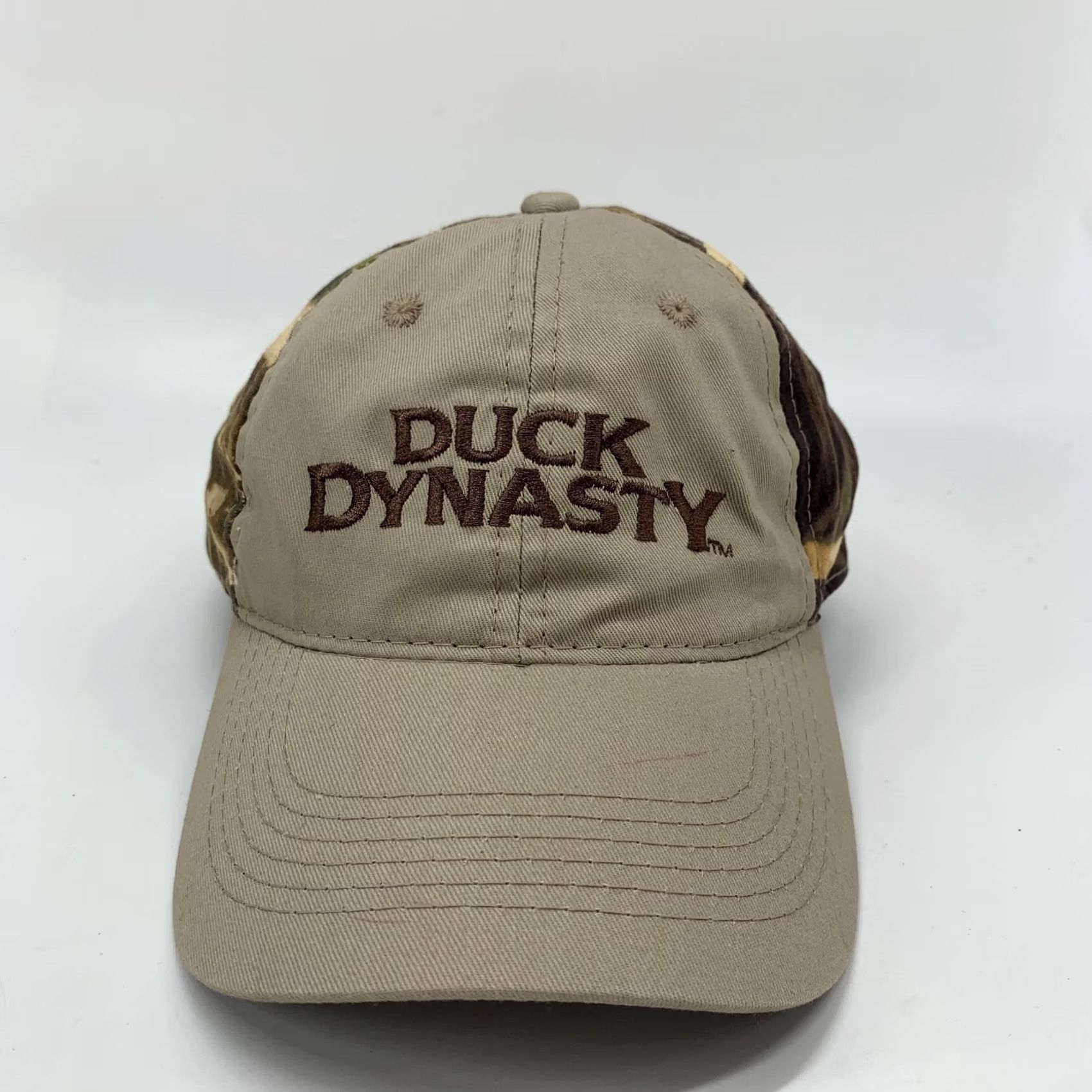 Vintage VINTAGE Outdoor Cap A&E Duck Dynasty Camo Adjustable Baseball Hat Tan Men's One Size Size ONE SIZE - 2 Thumbnail