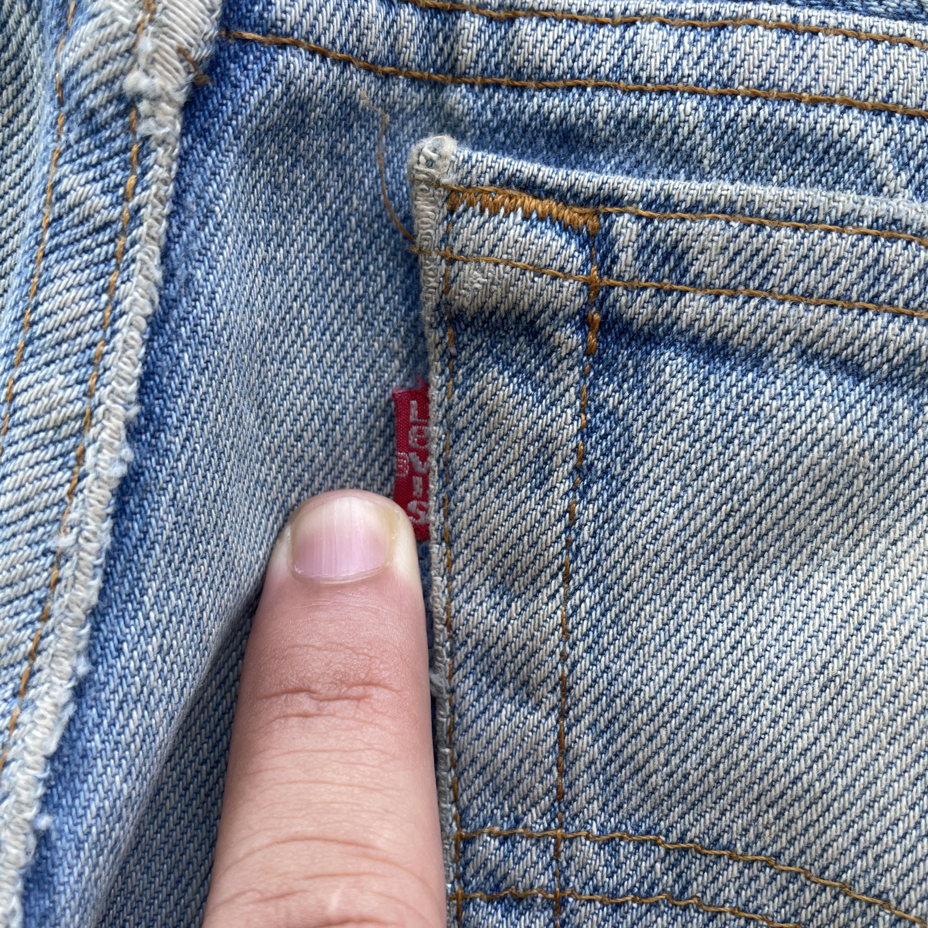 Jean × Levi's × Levi's Vintage Clothing VINTAGE 90s LEVI’S 501 USA FADED RUSTY JEANS DISTRESS PANTS Size US 31 - 10 Thumbnail