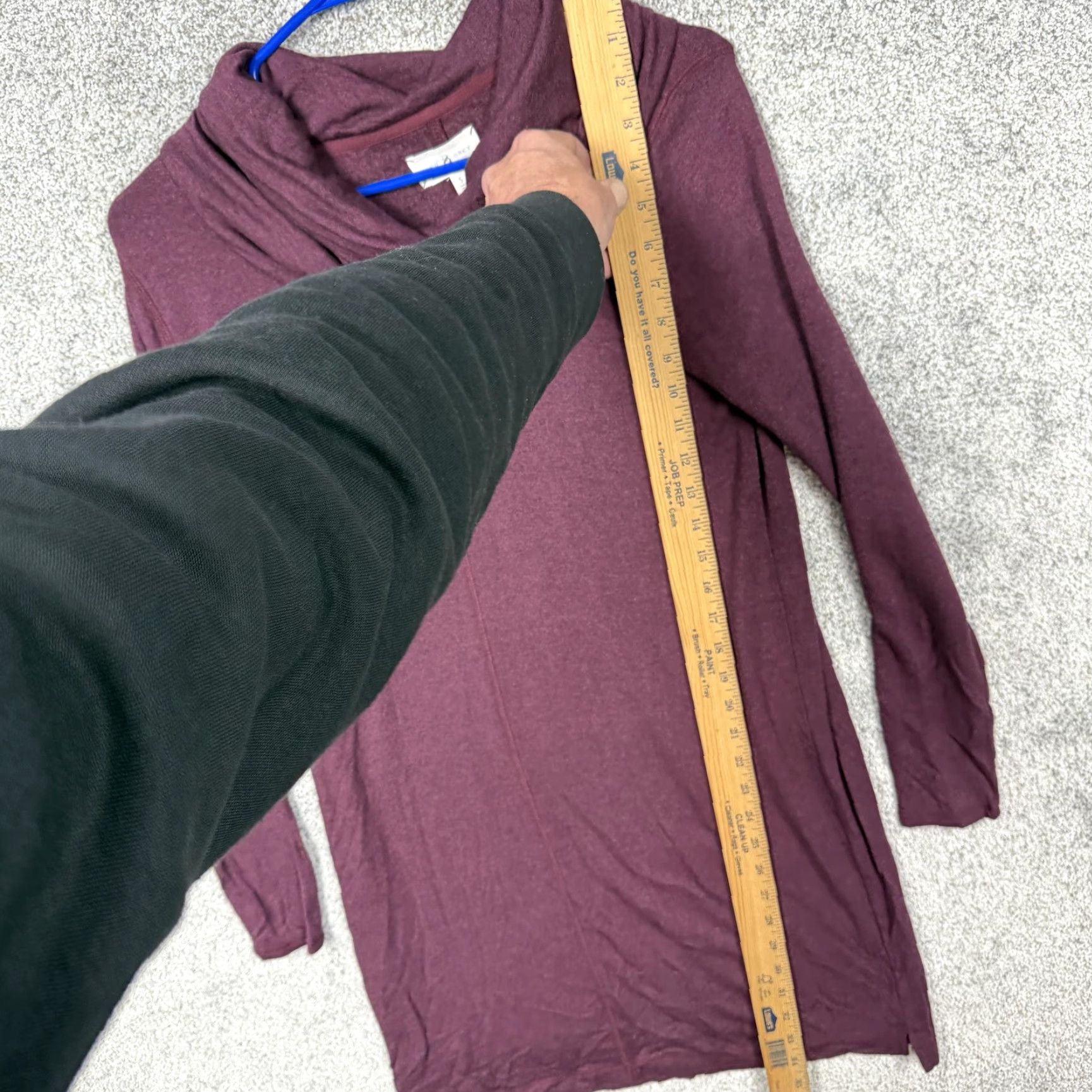 Lou & Grey Lou & Grey Dress Small Burgundy Office Casual Tunic Long Sleeve Womens Size S / US 4 / IT 40 - 2 Thumbnail
