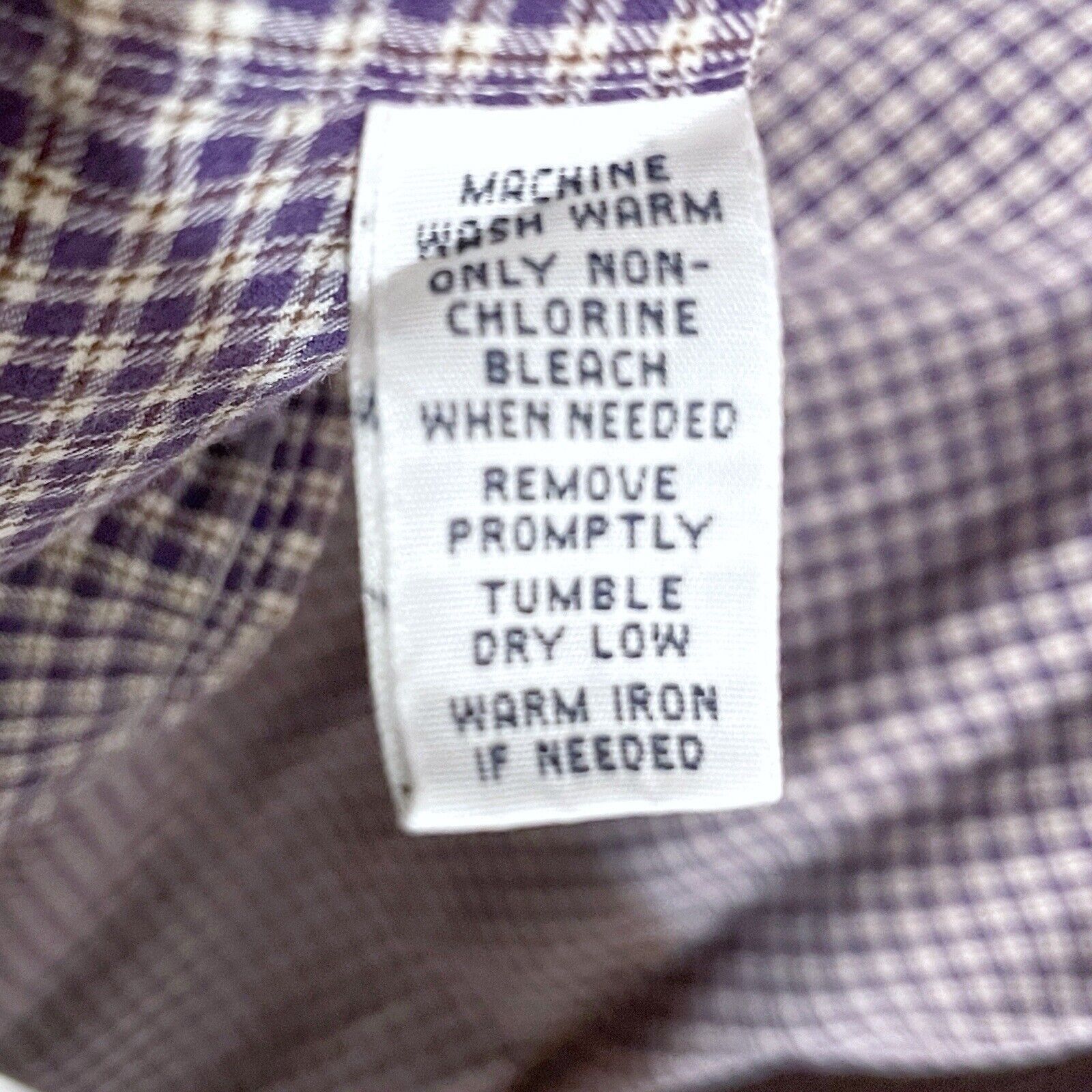 Ralph Lauren Ralph Lauren Purple Plaid Cotton Button Up Shirt Large Size US L / EU 52-54 / 3 - 4 Thumbnail