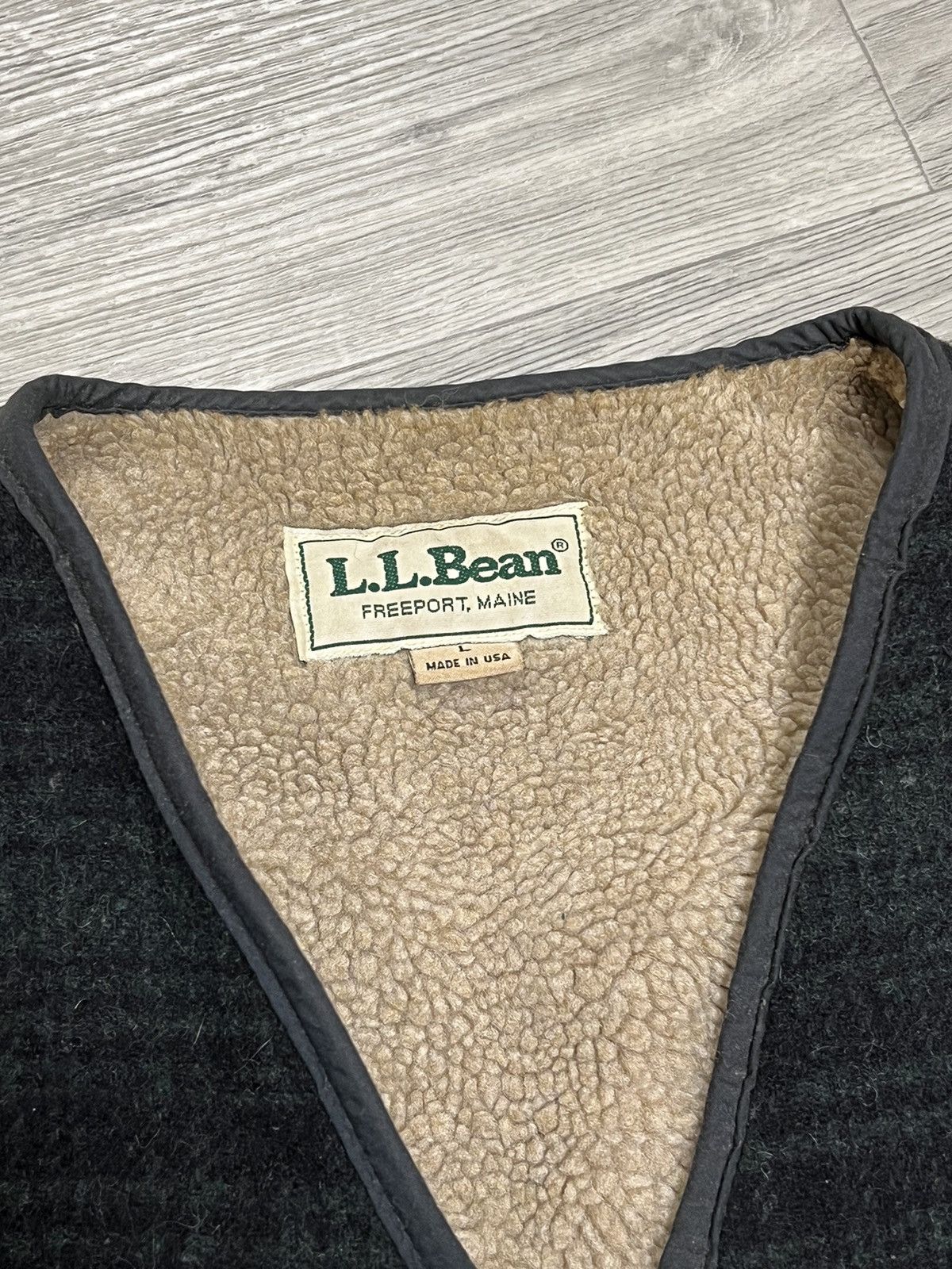 Japanese Brand L. L. Bean vintage wool men’s vest Size US L / EU 52-54 / 3 - 3 Thumbnail