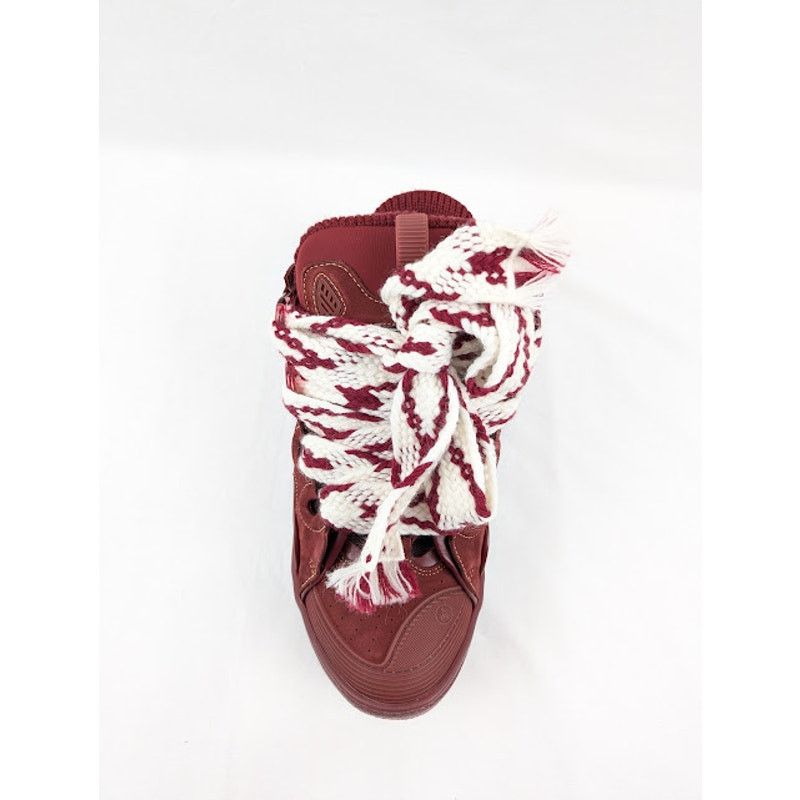 Lanvin o1rshd1 Curb Sneakers in Burgandy Size US 11 / EU 44 - 7 Thumbnail