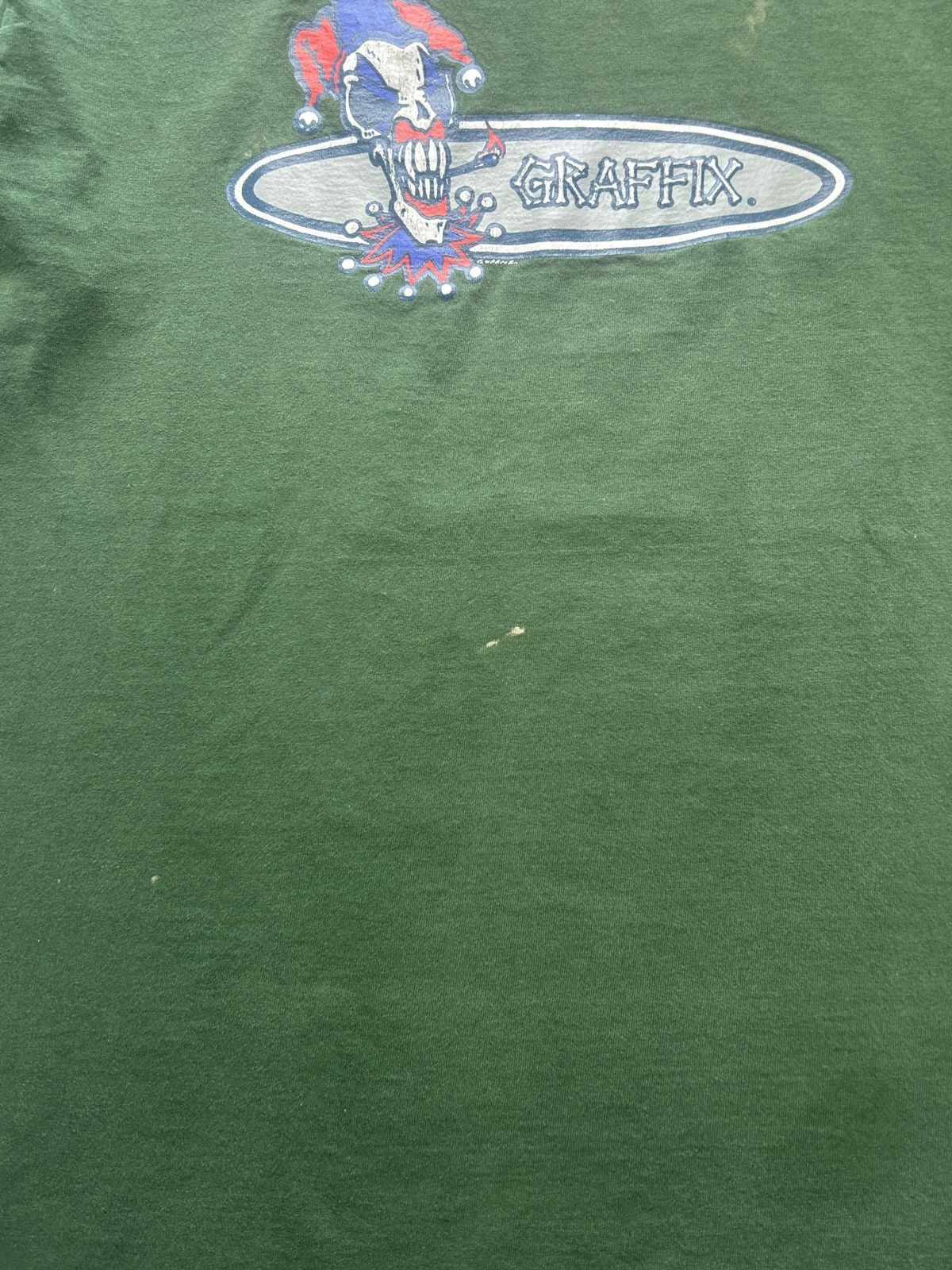 Vintage Vintage 90s Graffix Jester Graphic Tee Size US L / EU 52-54 / 3 - 4 Thumbnail