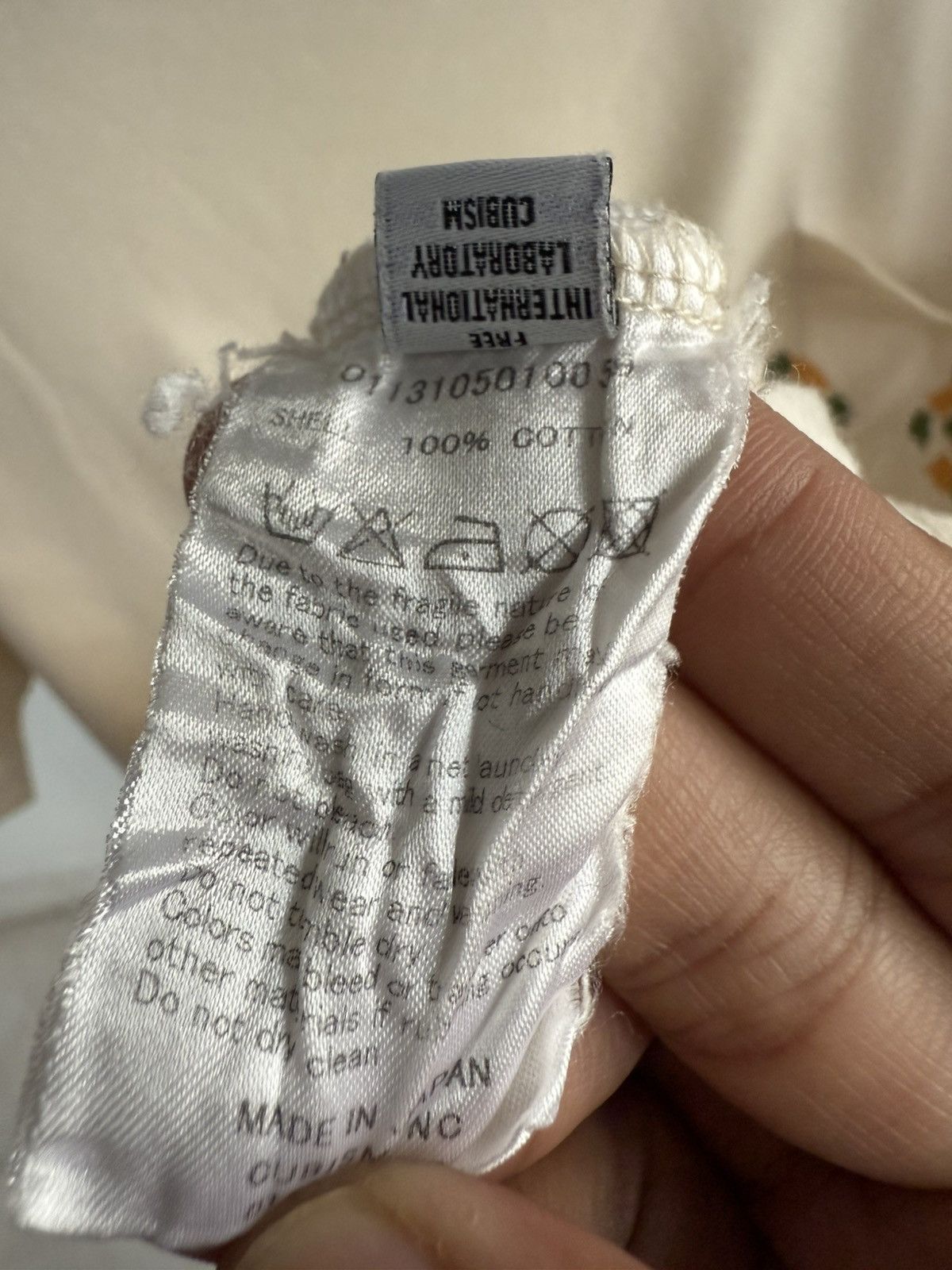 Visvim Visvim cream-colored Hausa Pocket Tee Size US S / EU 44-46 / 1 - 9 Thumbnail