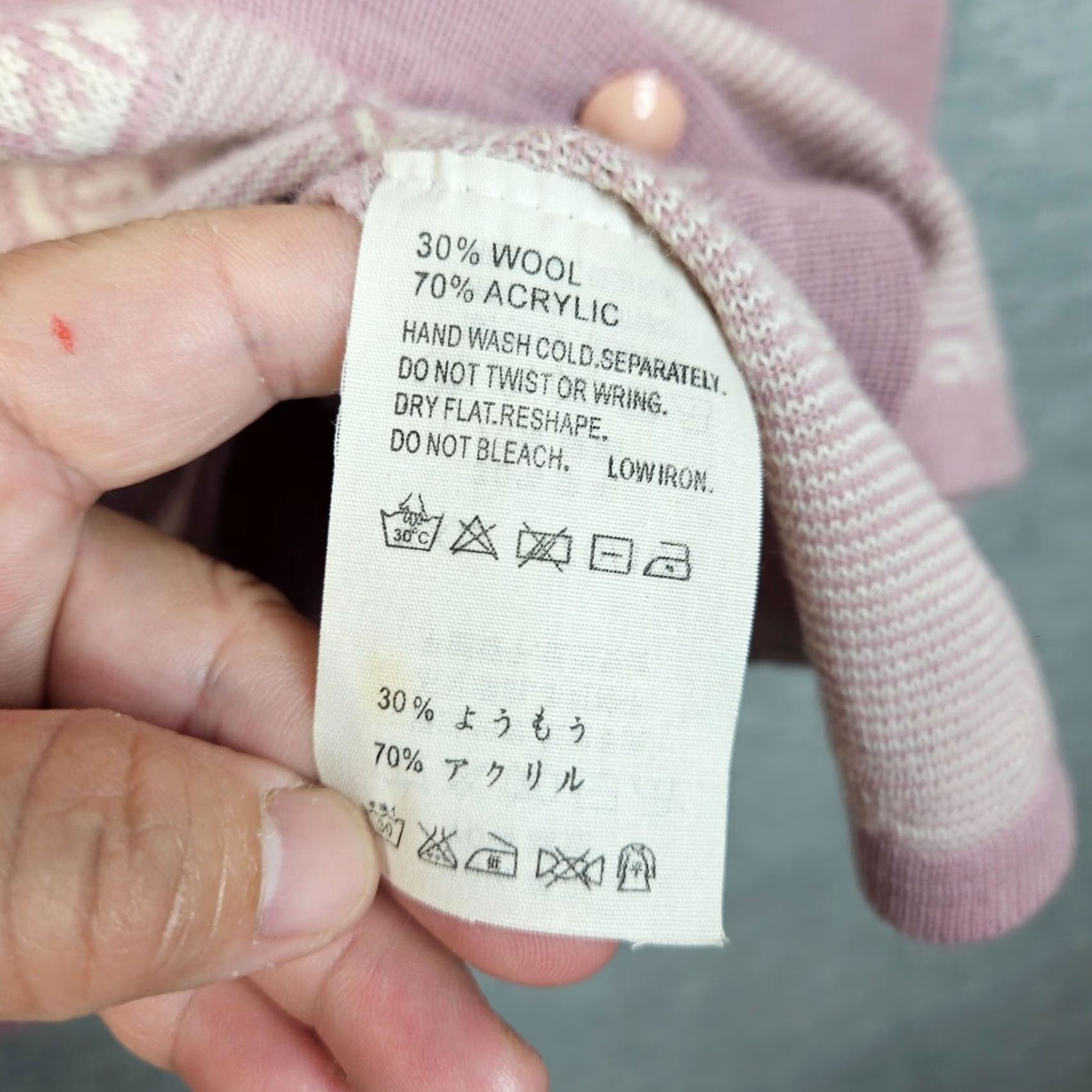Camel CAMELA Cardigan Women Pink Floral Printed V-neck Button Up Size 42 Sweater Knit Regular All Seasons Womens Size M / US 6-8 / IT 42-44 - 3 Thumbnail