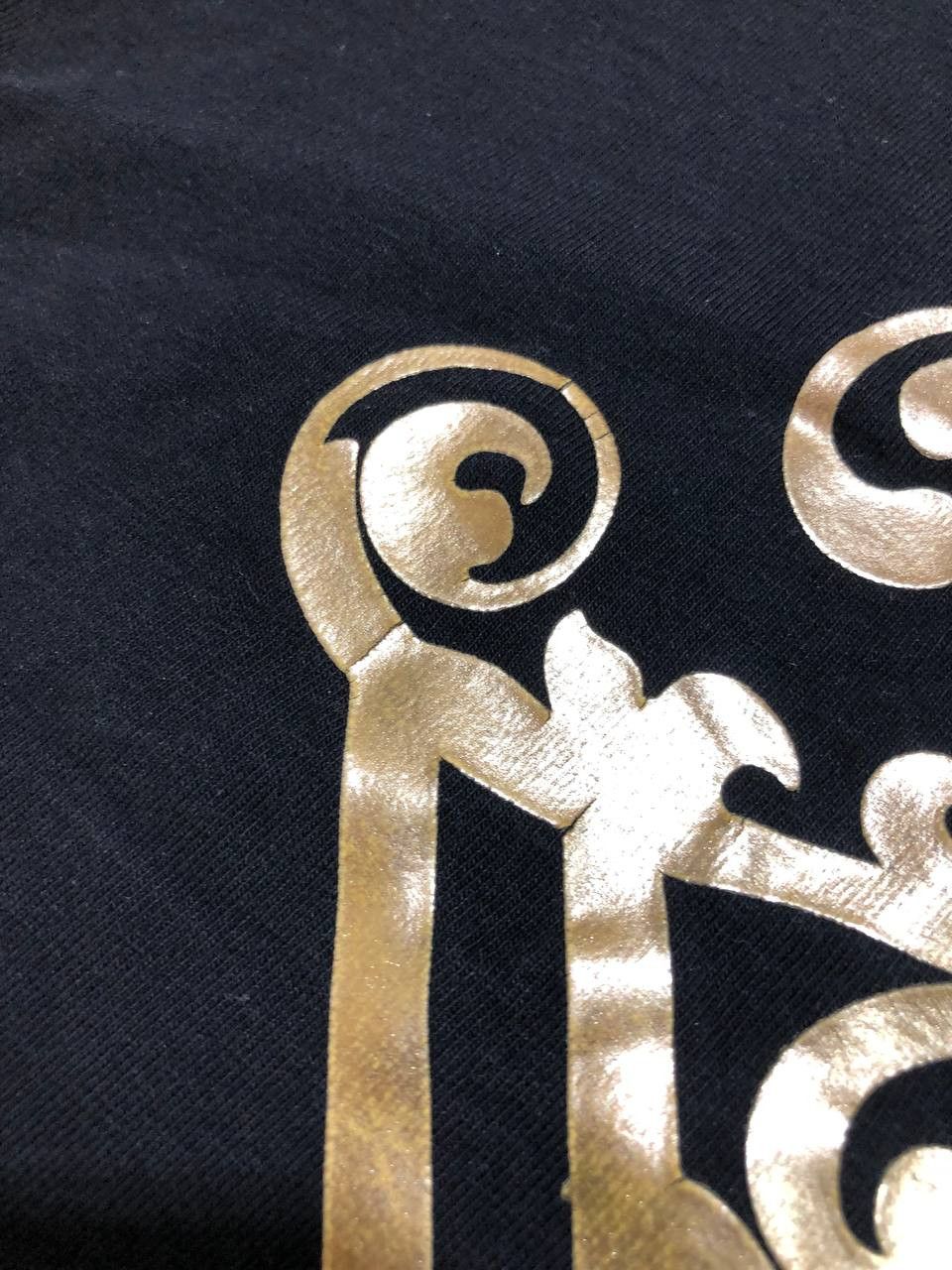 Versace Jeans Couture Luxury Versace Jeans T-shirt Big Logo Gold Rare Size US L / EU 52-54 / 3 - 8 Thumbnail