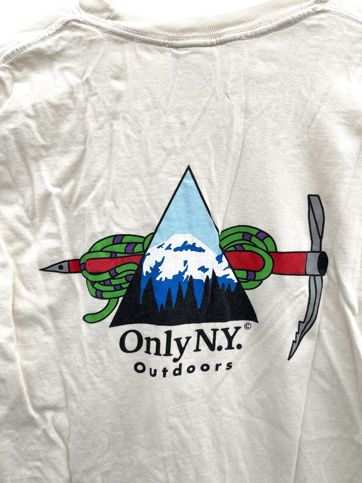 Only NY Only NY Outdoors Long Sleeve TShirt Size Large Mountain Axe Size US L / EU 52-54 / 3 - 5 Thumbnail