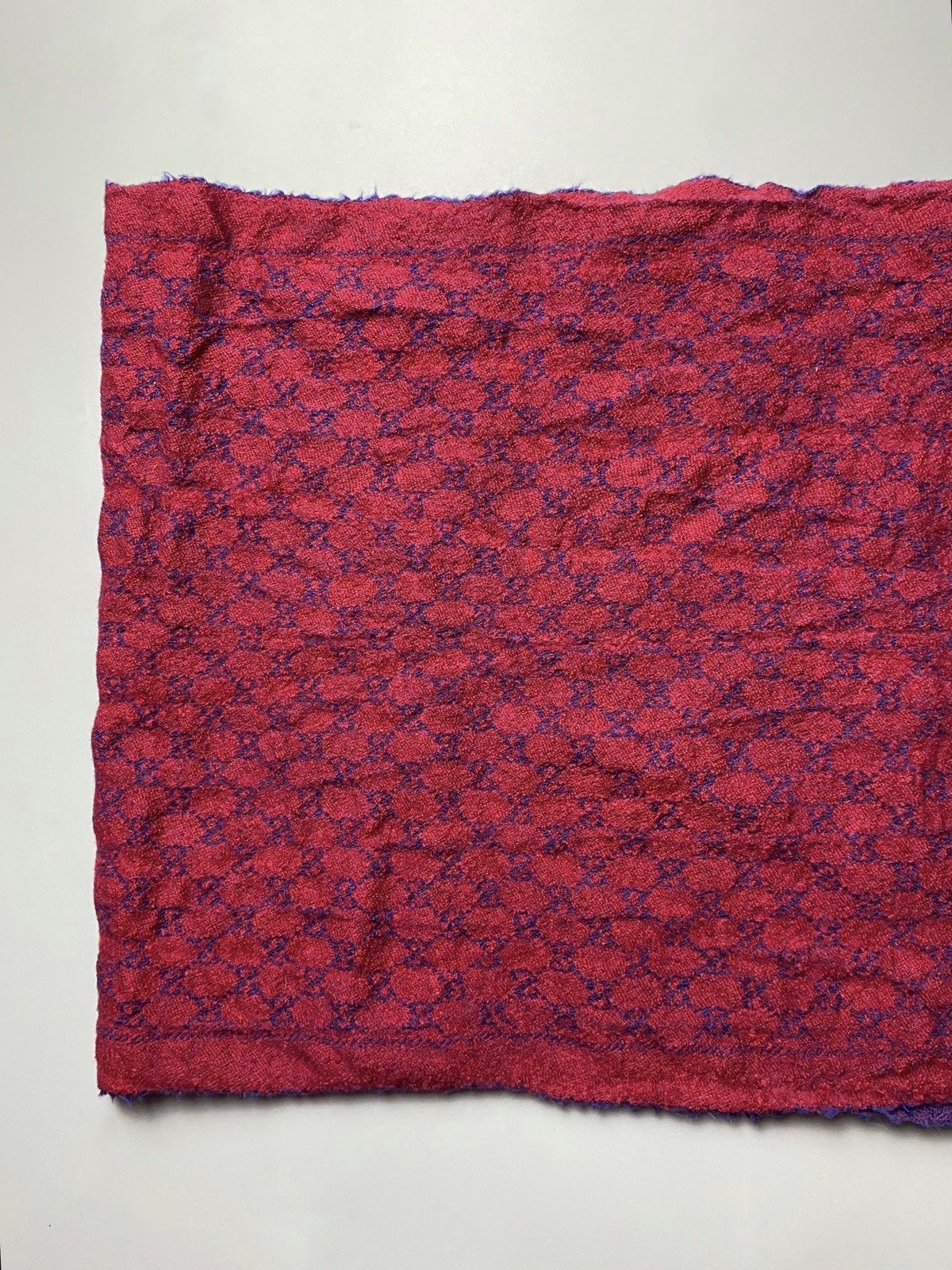 Gucci Gucci GG Logo Wool Monogram Scarf Size ONE SIZE - 11 Thumbnail
