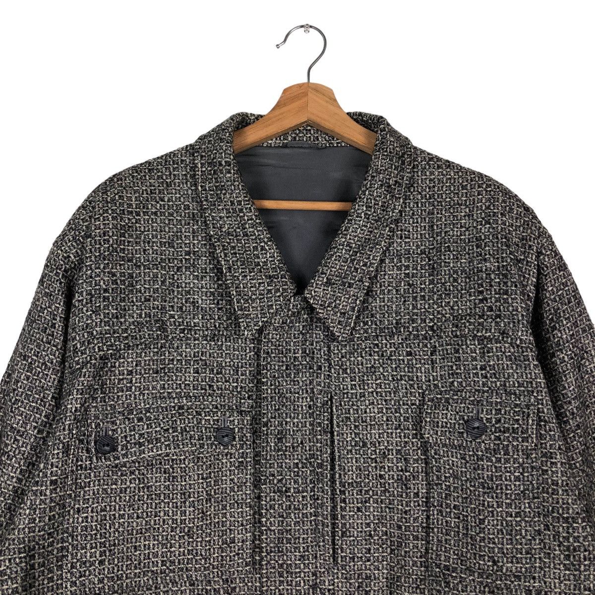 Vintage 🔥Vintage Biker Bomber Jacket Paco Rabanne Big Pocket Size US L / EU 52-54 / 3 - 3 Thumbnail