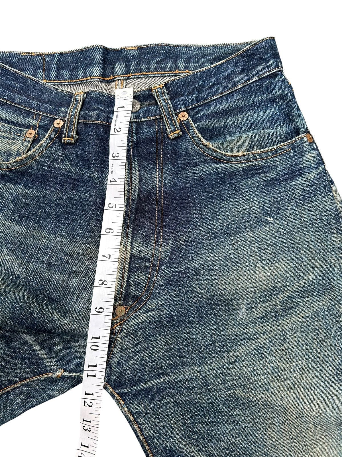 Kapital Vintage Standard Shop Selvedge Distressed Denim Jeans Size US 29 - 19 Thumbnail