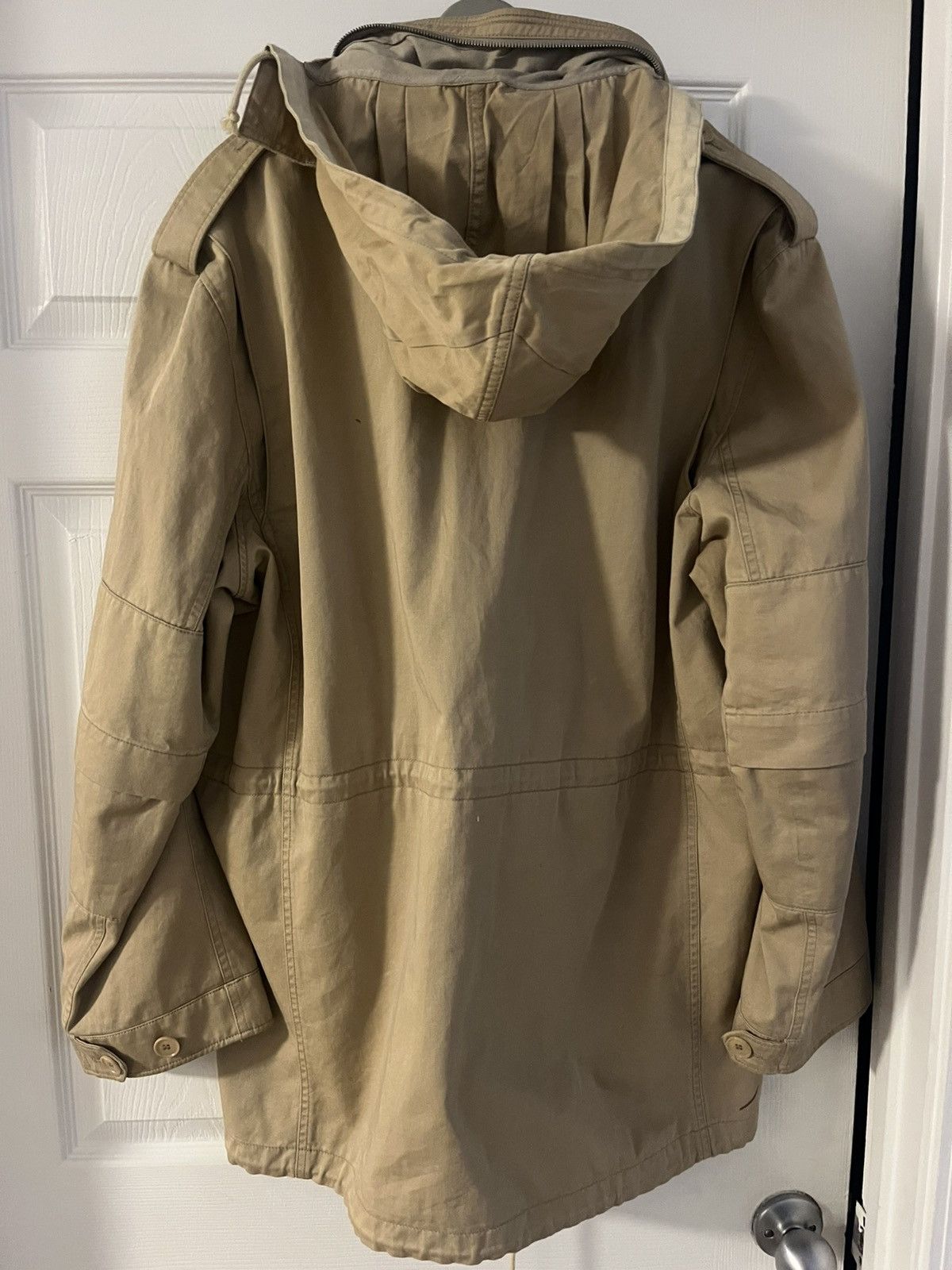 Maison Margiela Maison Margiela Beige Military Coat (With Hood) Size US XL / EU 56 / 4 - 8 Thumbnail
