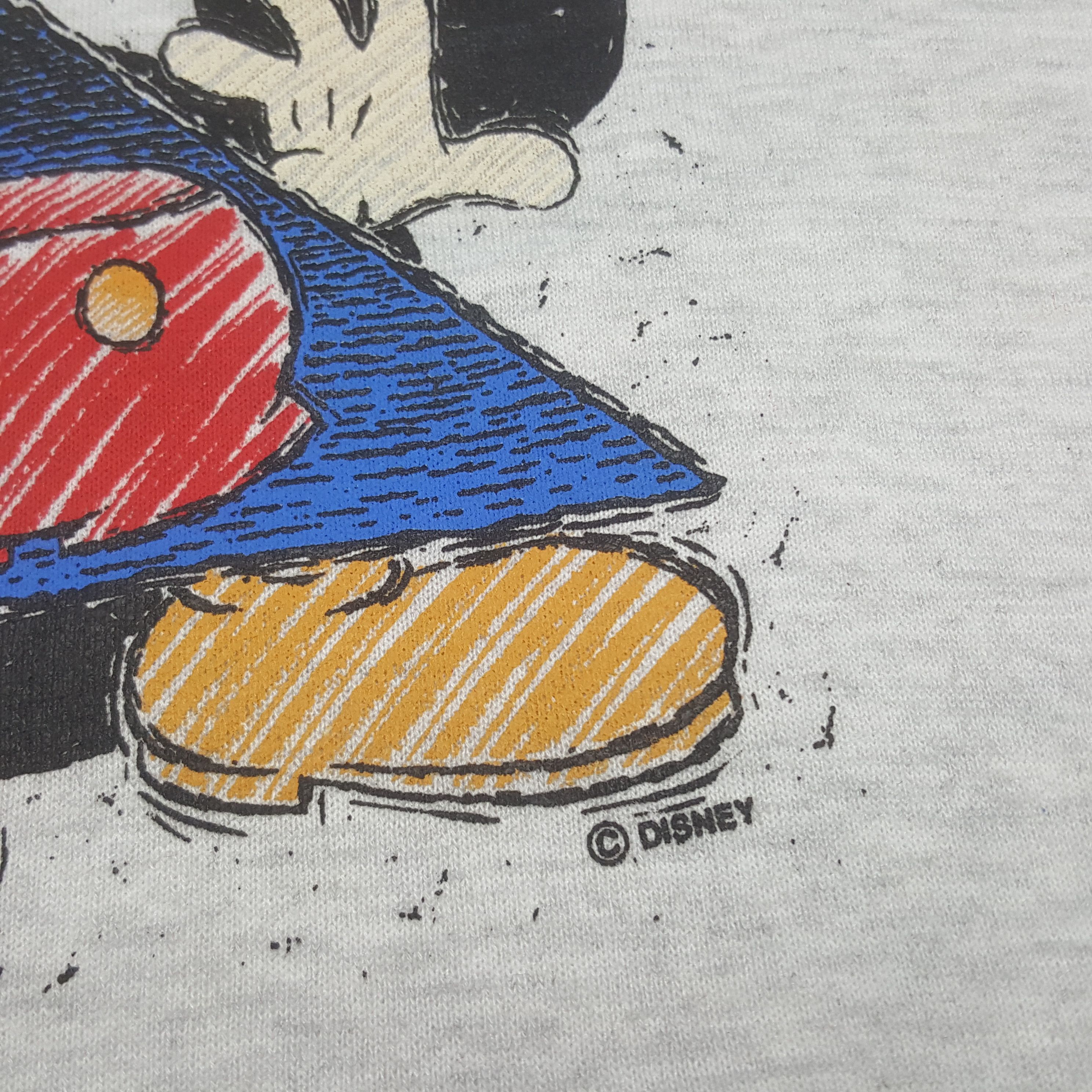 Velva Sheen Vintage Disney Mickey Mouse Cartoon Sweatshirt C313N2 Size US M / EU 48-50 / 2 - 7 Thumbnail