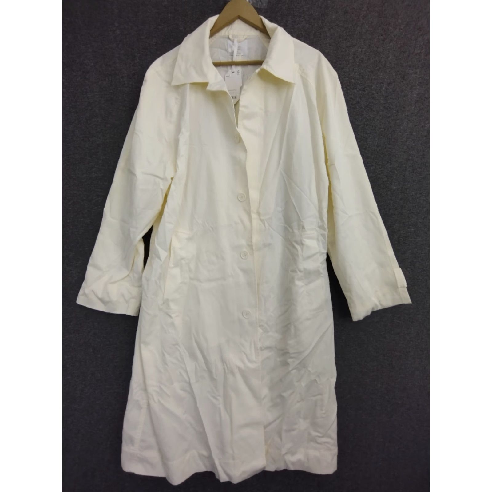 Vintage St stylus Trench Coat Ivory L Pockets Button Men Vintage No Size US L / EU 52-54 / 3 - 2 Thumbnail