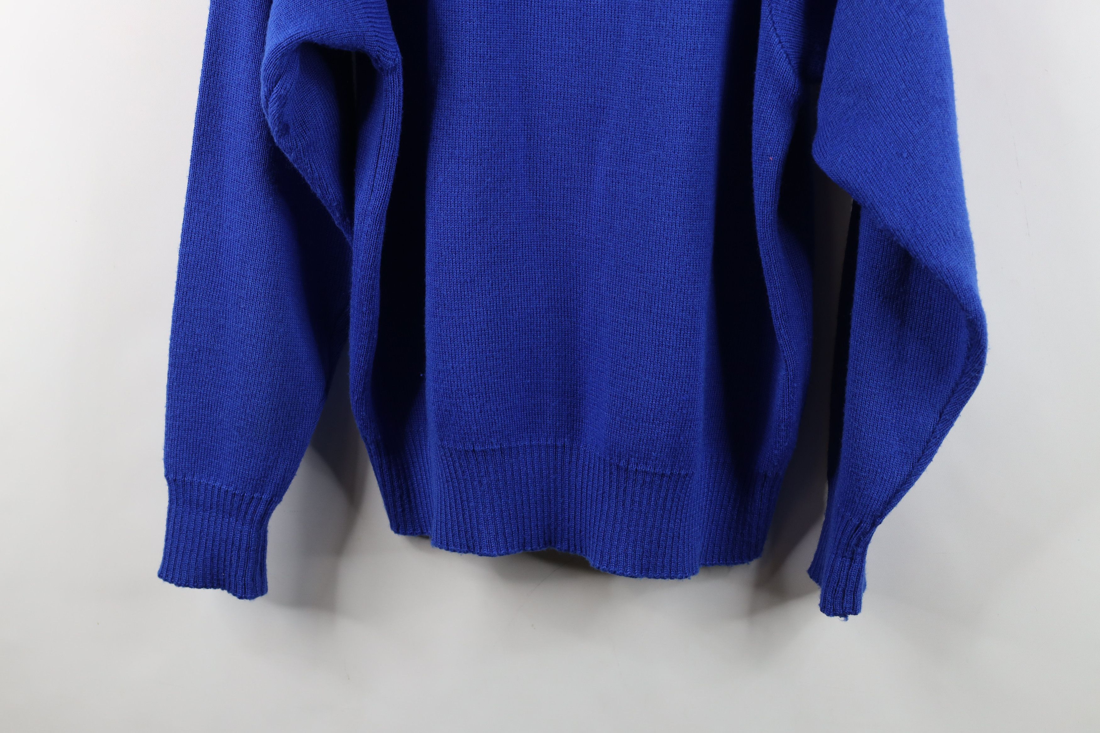 Vintage Vintage 90s Streetwear Knit Heavyweight Half Zip Sweater Size US L / EU 52-54 / 3 - 14 Thumbnail
