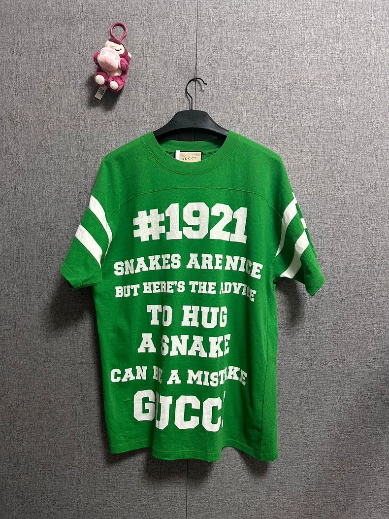 Gucci Gucci Letter-printed short-sleeved T-shirt Size US XS / EU 42 / 0 - 1 Thumbnail