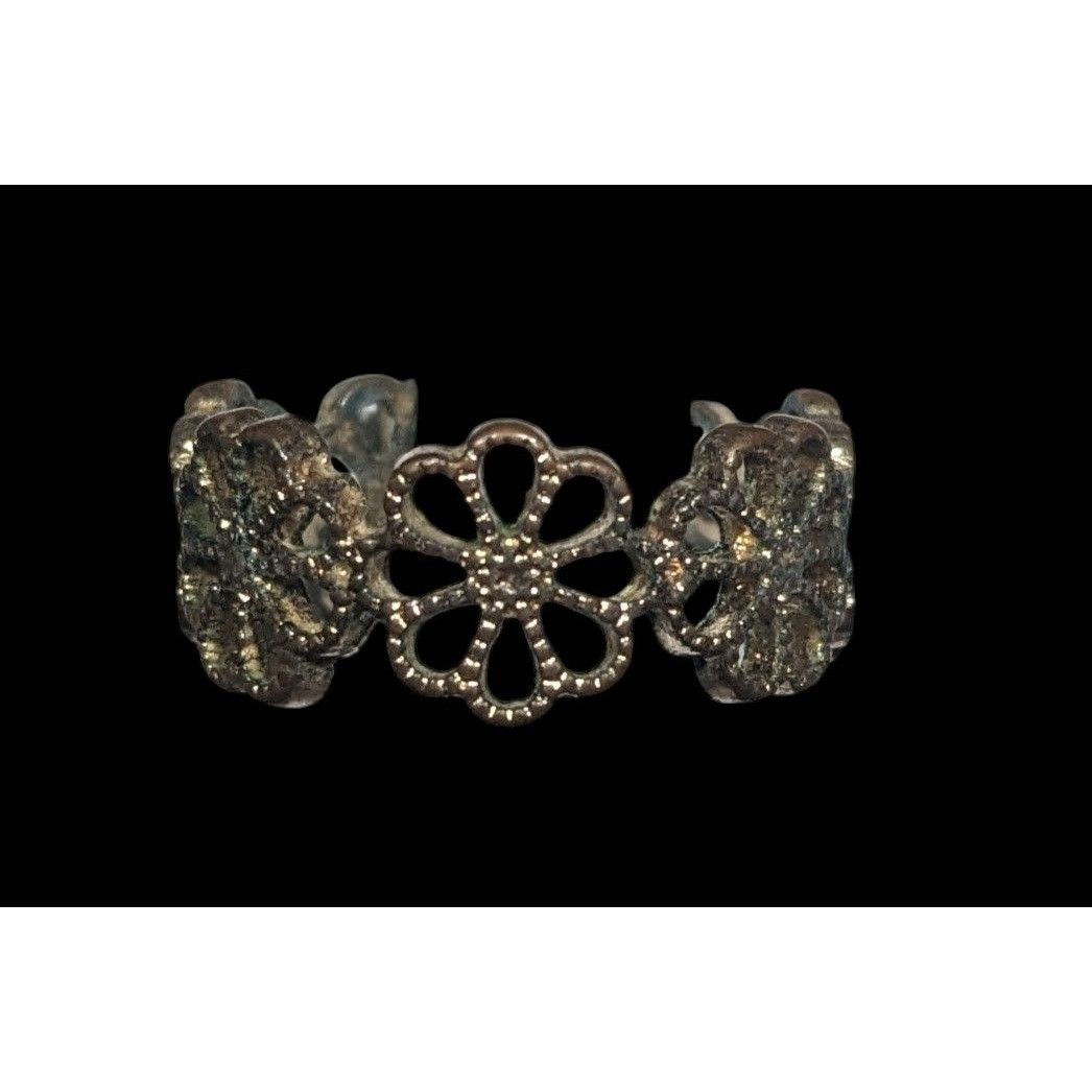 Other Fairycore Floral Gold Tone Filigree Ring Size 7 Size ONE SIZE - 6 Thumbnail