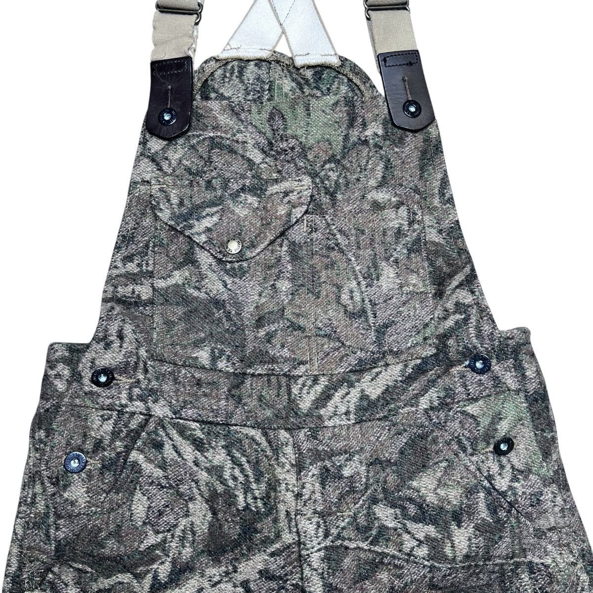 Filson × Vintage Vtg C.C. Filson Mackinaw Wool Advantage Timber Camo Overalls Size US 30 / EU 46 - 8 Thumbnail