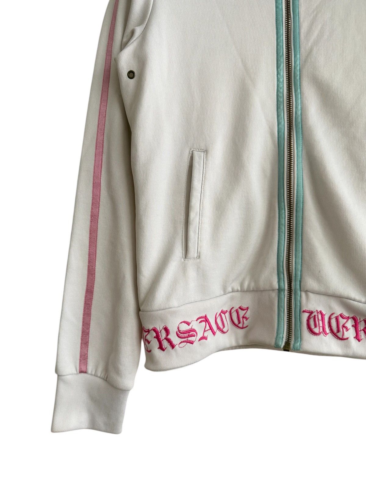 Versace Jeans Couture Vintage Versace Gotic Logo Embroidery Hoodie Size S / US 4 / IT 40 - 3 Thumbnail