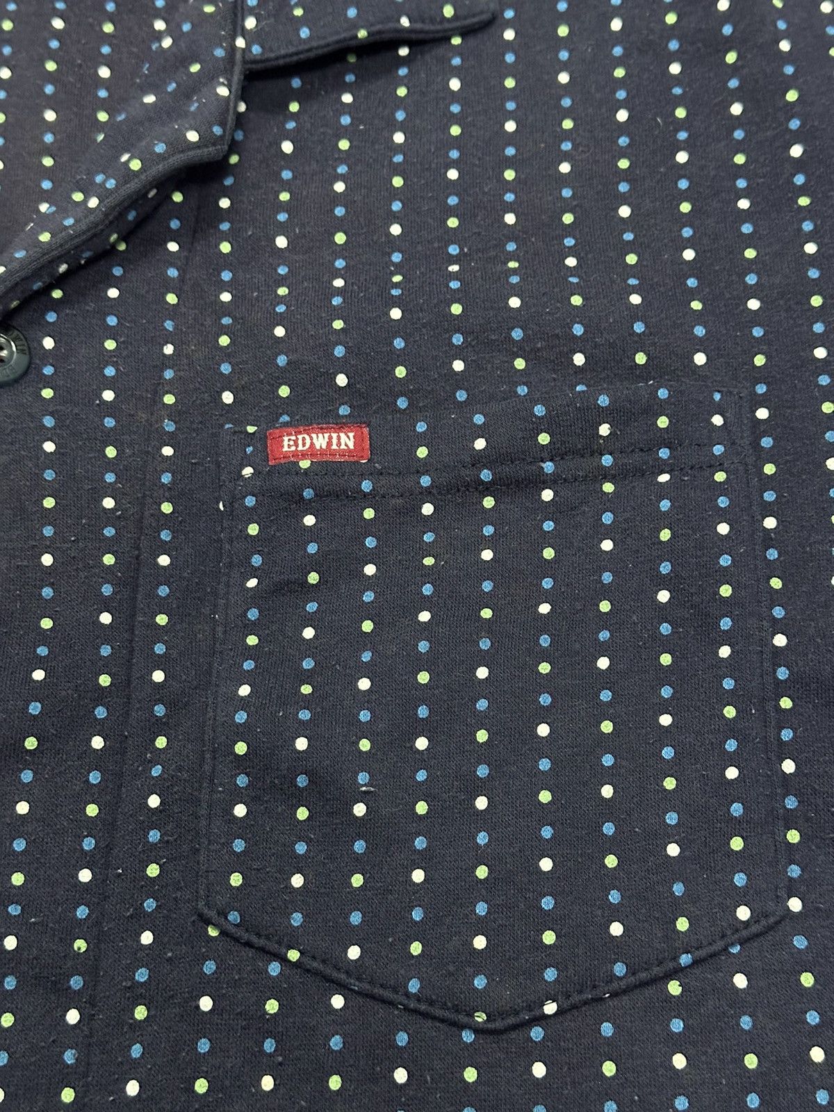 Edwin 💥Edwin💥 Japanese Brand Edwin Tee Polkadot Design💥 Size US L / EU 52-54 / 3 - 4 Thumbnail