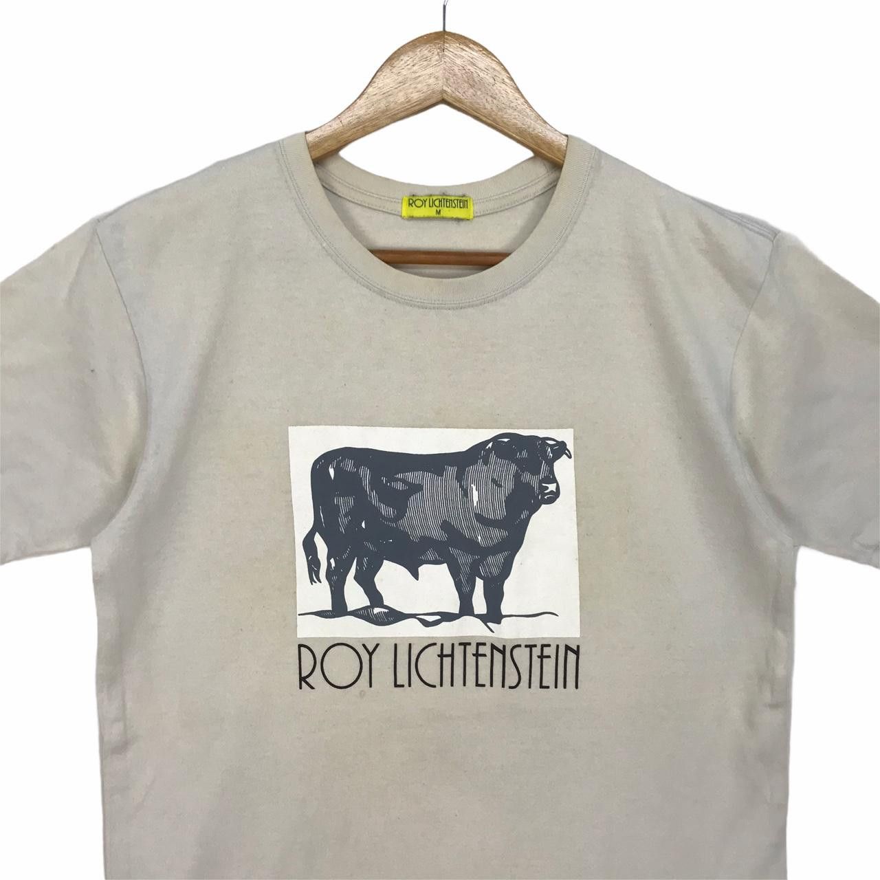 Vintage Vtg ROY LICHTENSTEIN Pop Art Round Neck T-Shirt Big Logo Size US M / EU 48-50 / 2 - 2 Thumbnail