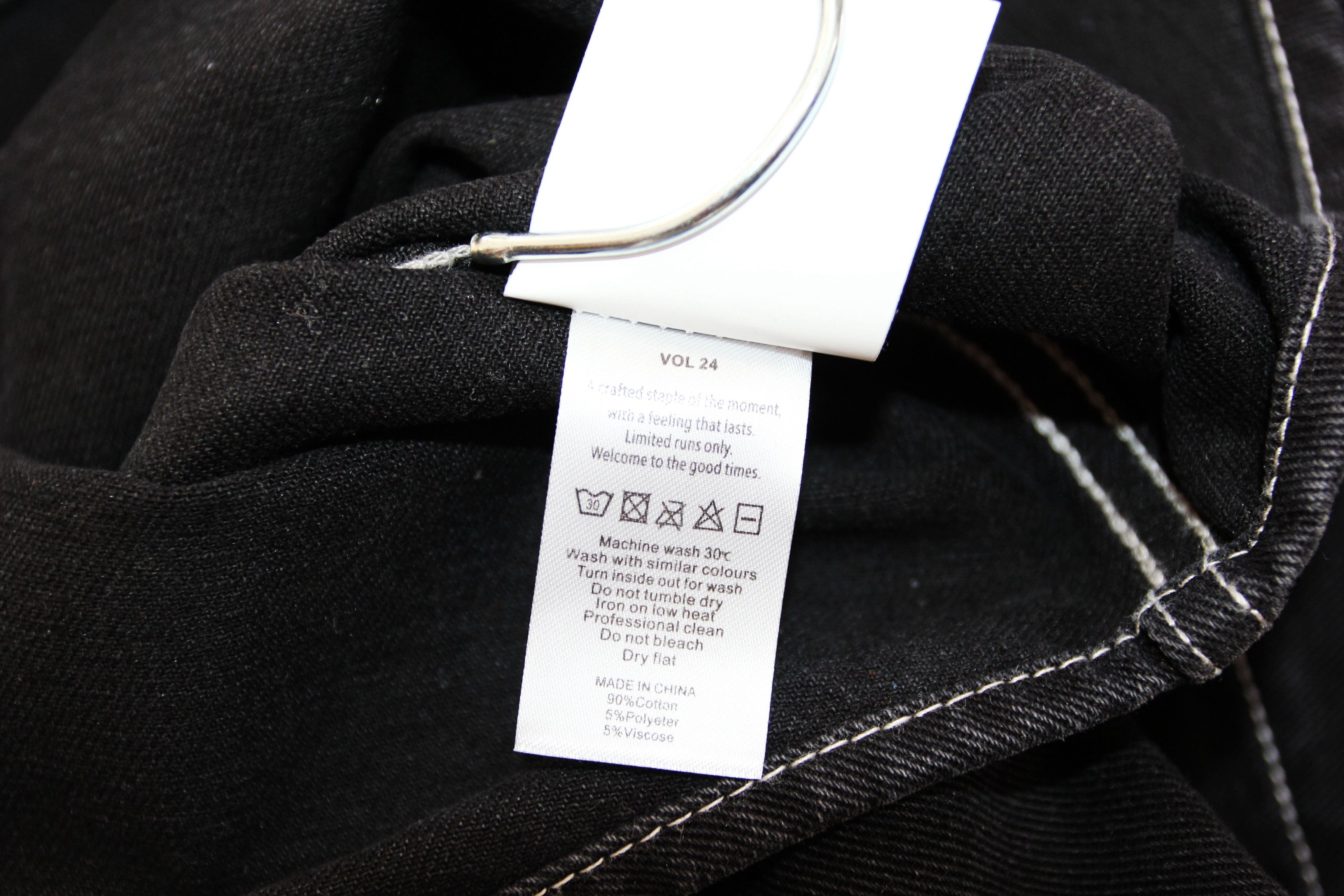 House of Sunny BNWT AW24 HOUSE OF SUNNY BLACK DENIM LOGO OVERSHIRT L Size US L / EU 52-54 / 3 - 9 Thumbnail