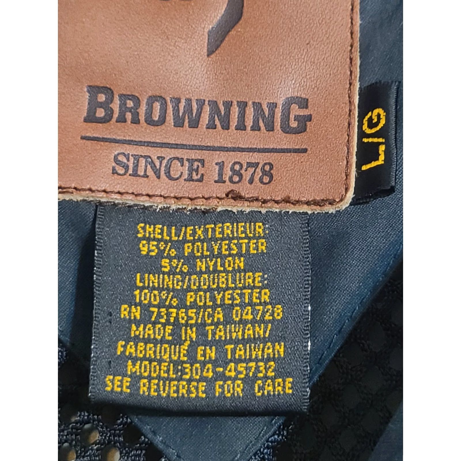 Vintage Browning Ventured Full Zip Bomber Jacket Mens Large Brown Vintage Poly/Nylon Casual Winter Spring Fall Size US L / EU 52-54 / 3 - 4 Thumbnail