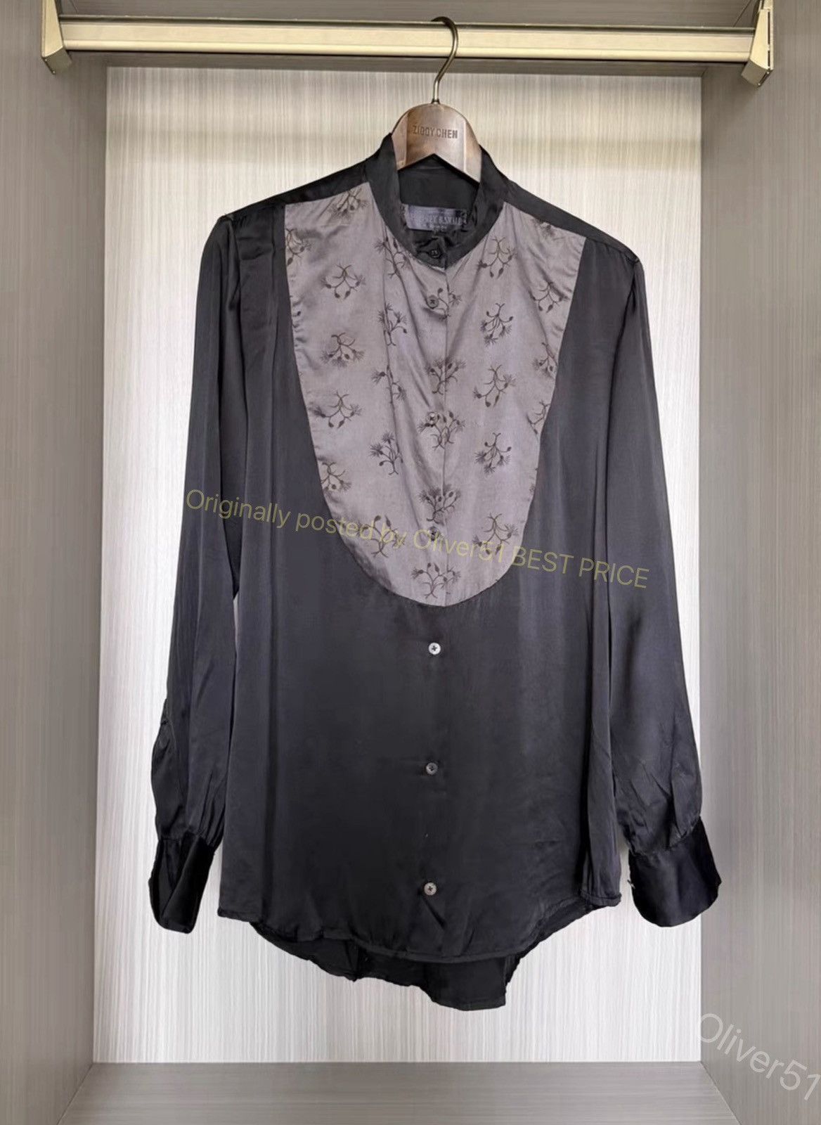 Geoffrey B. Small Geoffrey B. Small GBS floral spliced silk shirt YYYY17/2610 Size US M / EU 48-50 / 2 - 1 Thumbnail