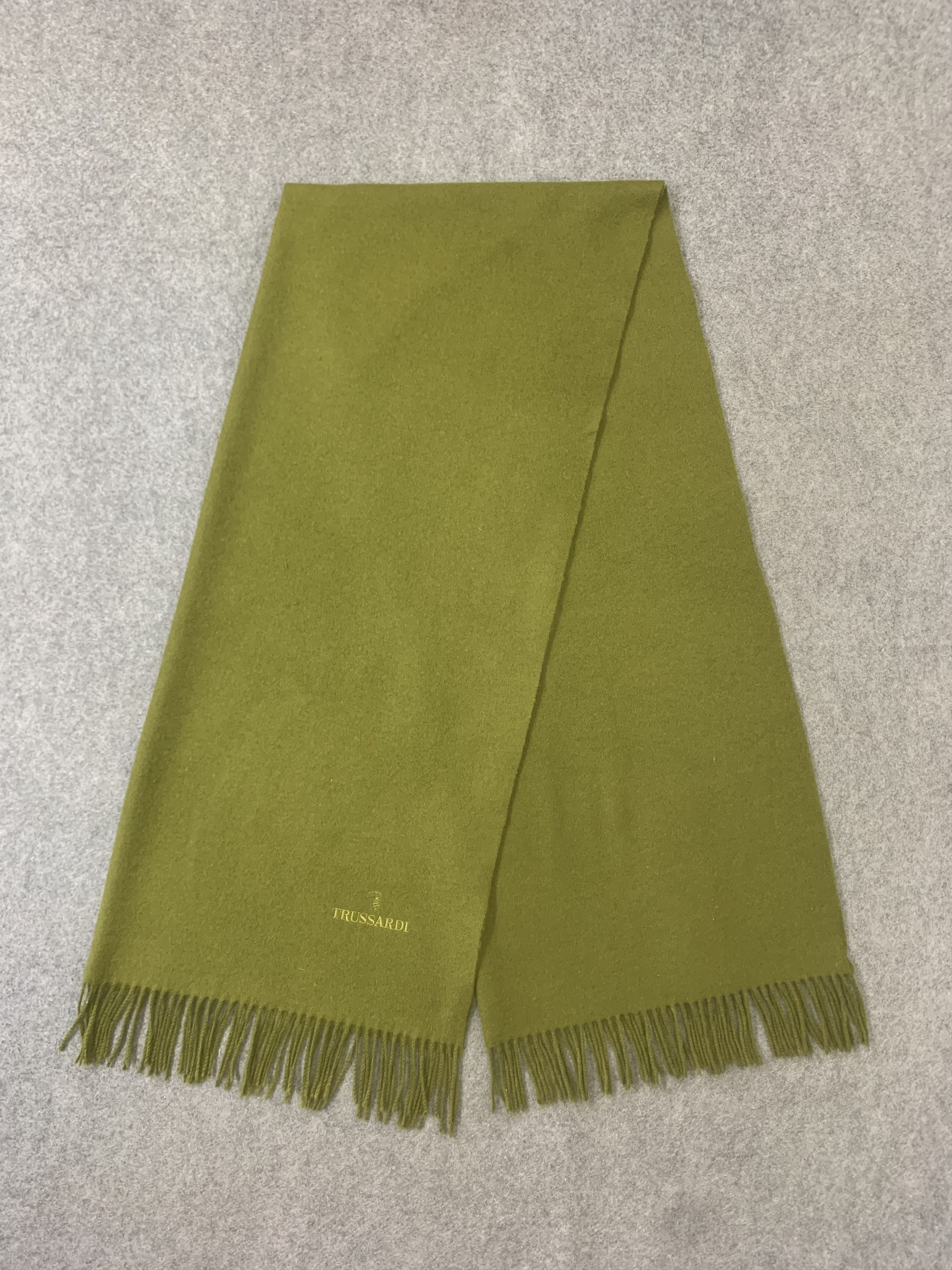 Trussardi Trussardi Scarf Wool Muffler Neck Wrap BL9285 Size ONE SIZE - 4 Thumbnail