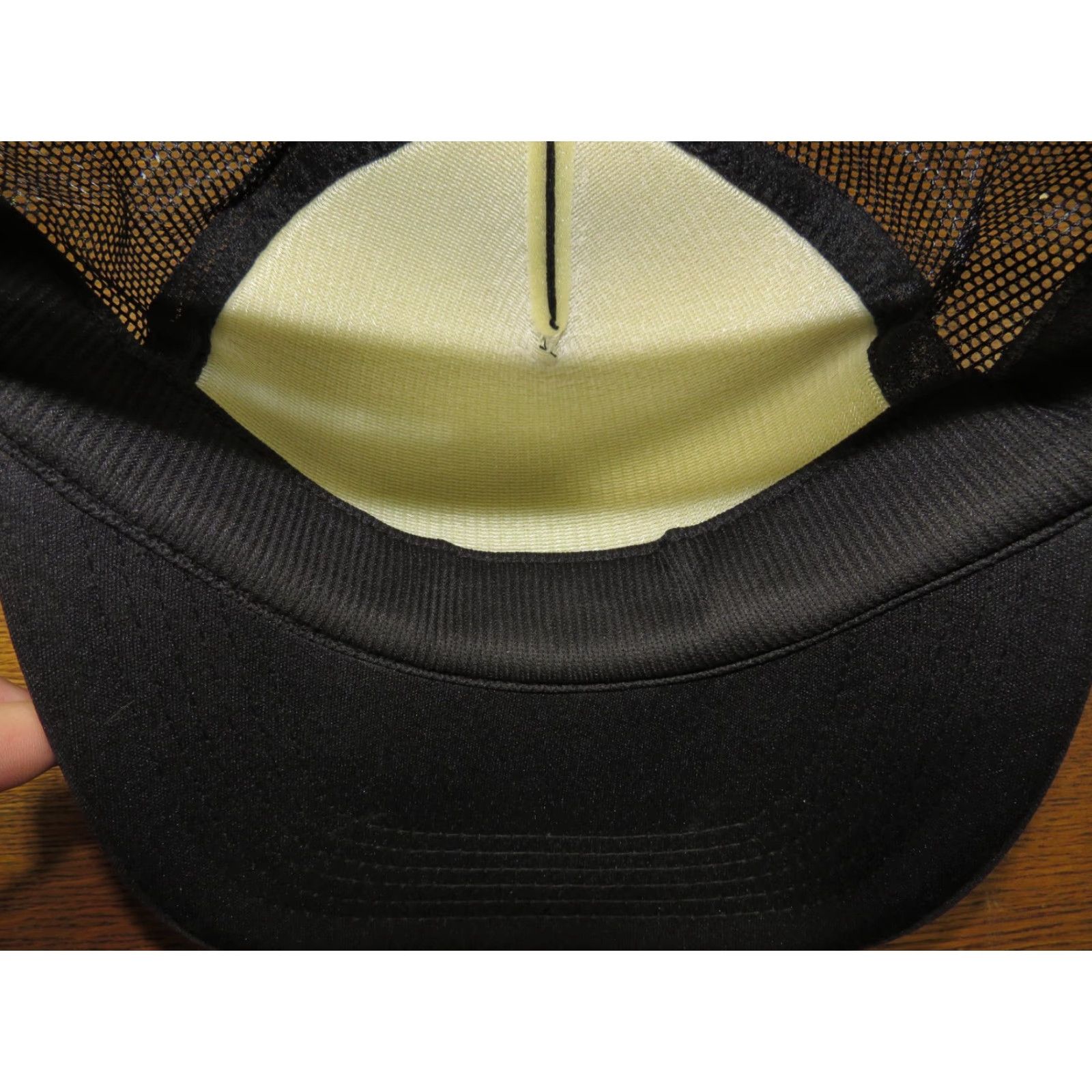 Logo 7 VTG Hawaii Hang Loose Hand Logo symbol Black Trucker adjustable hat Size ONE SIZE - 7 Thumbnail