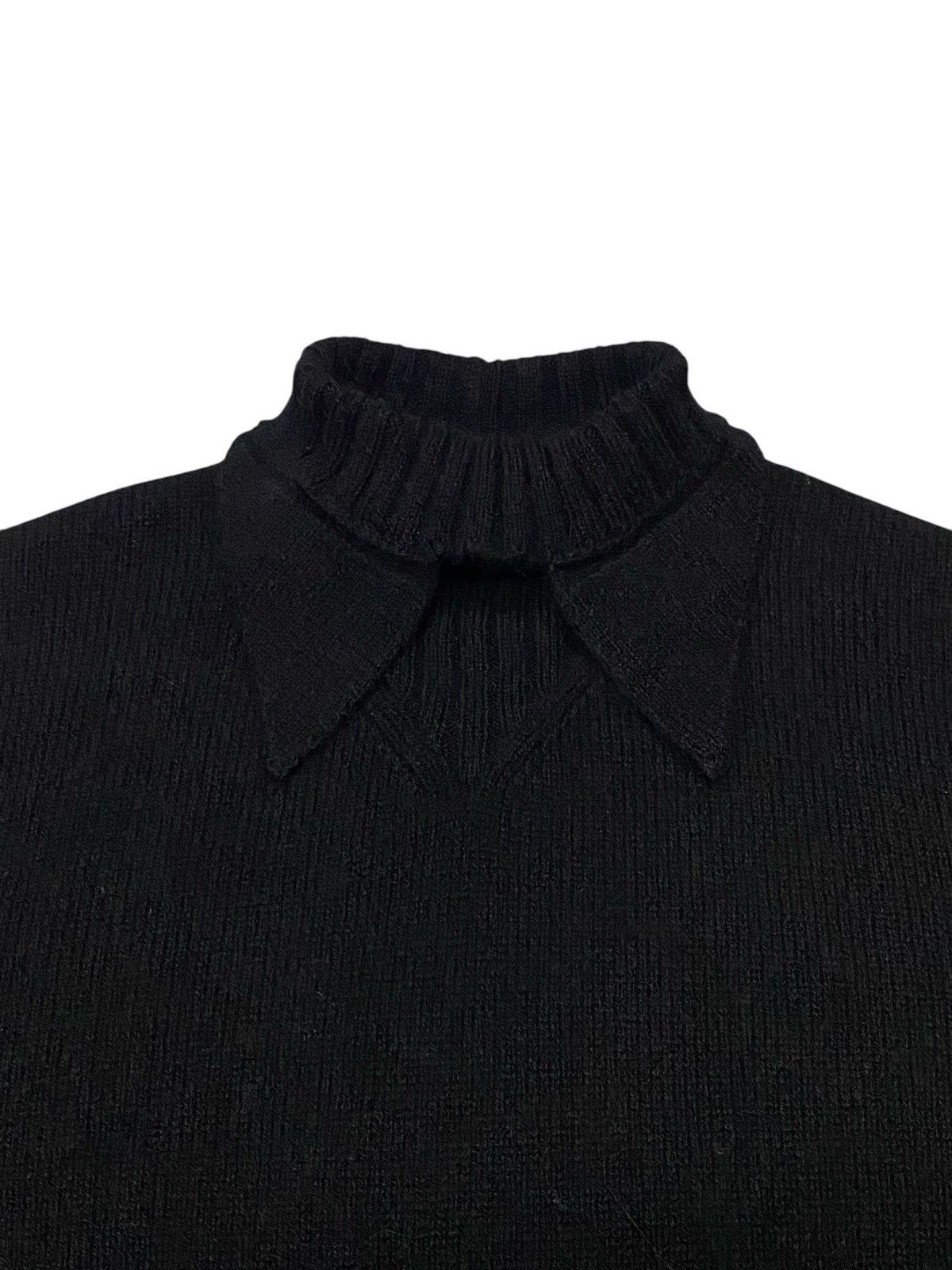 Chanel Chanel Black Cashmere High Neck Peak Sweater Size M / US 6-8 / IT 42-44 - 8 Thumbnail