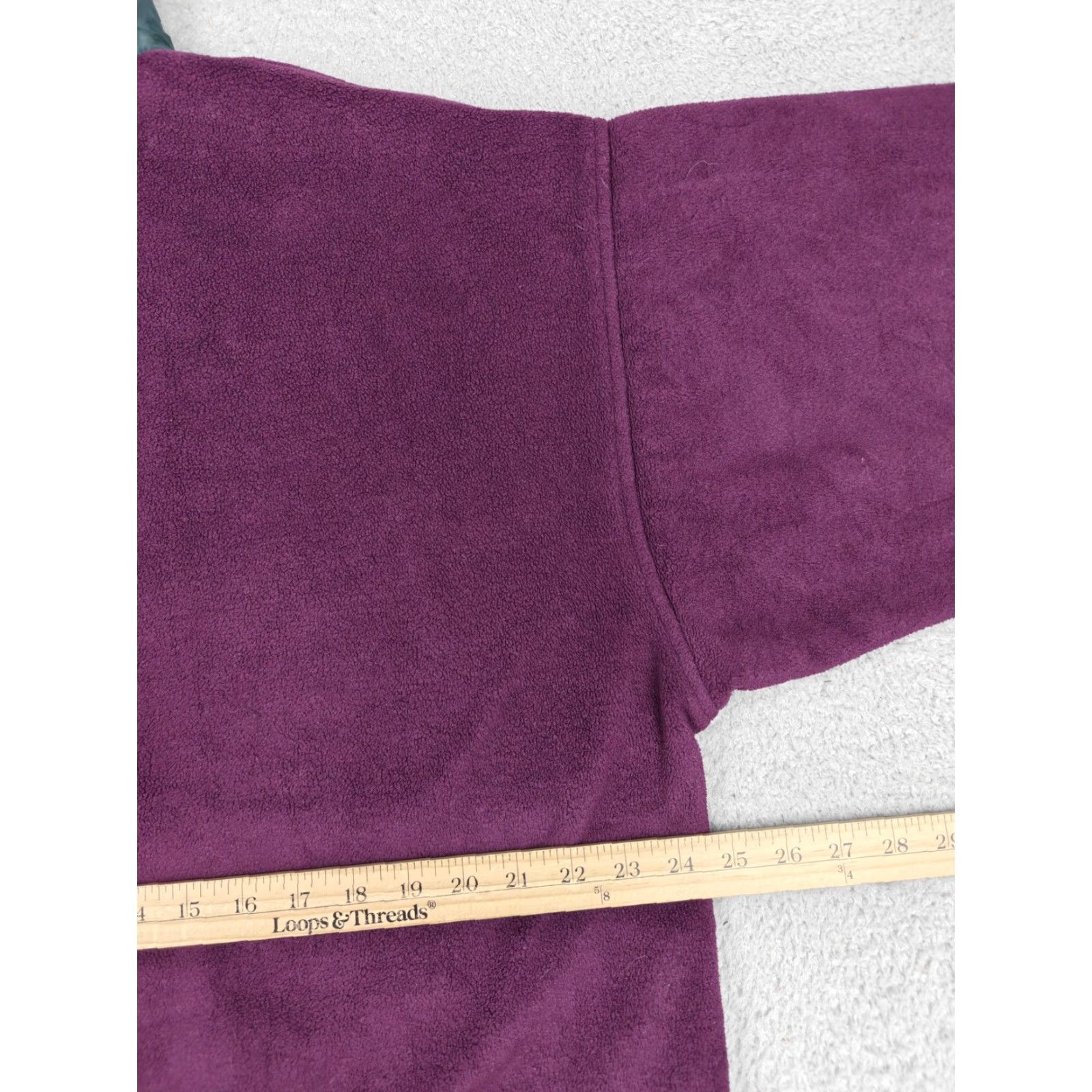 Vintage VINTAGE Columbia Jacket Mens XL Purple Fleece Full Zip Lined Pockets 90s Size US XL / EU 56 / 4 - 4 Thumbnail