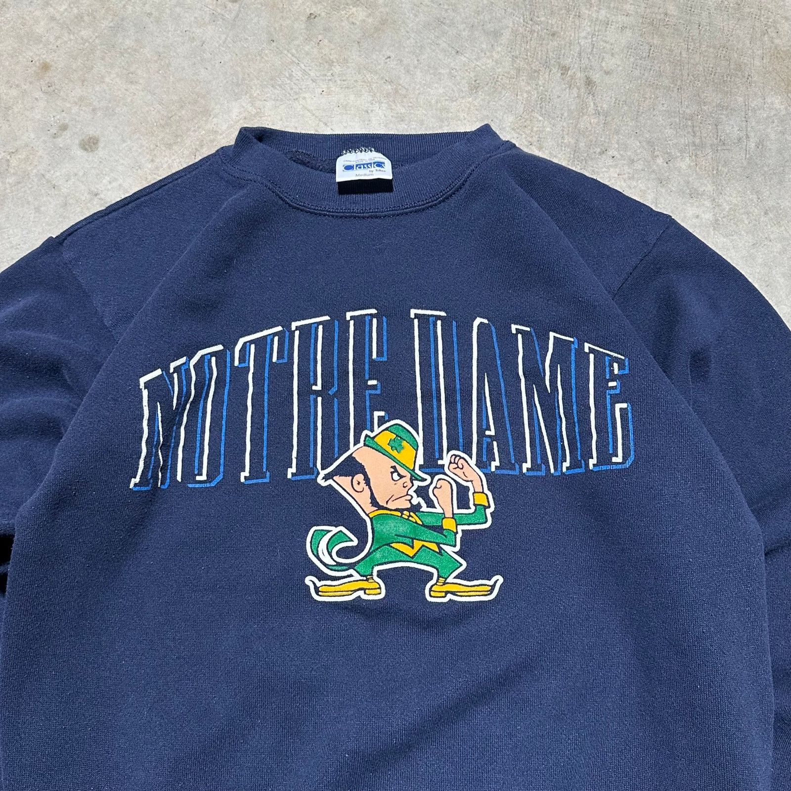 Salem Sportswear Vintage Notre Dame Sweatshirt size Medium in Men Size US M / EU 48-50 / 2 - 2 Thumbnail