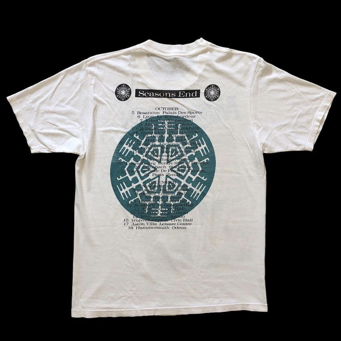 Band Tees × Vintage Vintage 80’s Marillion Seasons End Tour Shirt Size US L / EU 52-54 / 3 - 2 Thumbnail