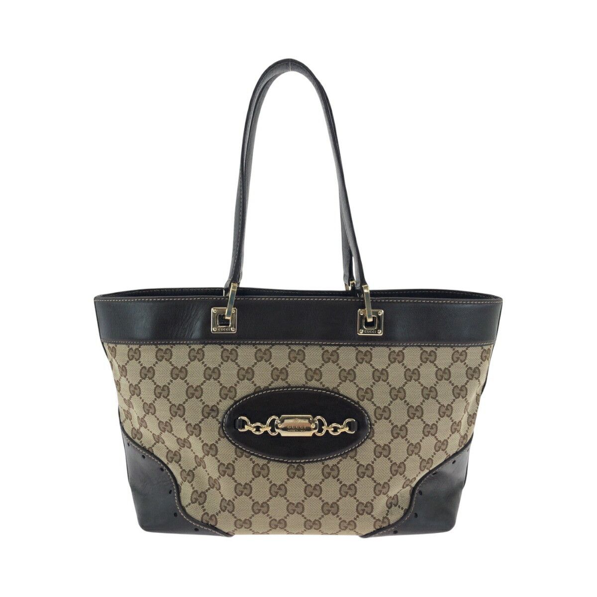 Gucci Gucci GG Canvas 2Way Tote Bag 145993 Canvas Shoulder Bag 145993 in Beige, Women's