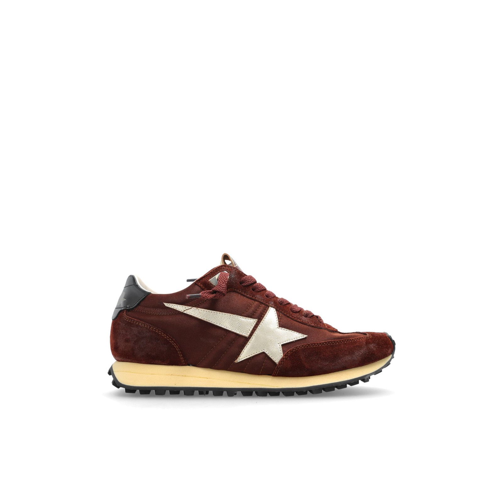 GOLDEN GOOSE Marathon Women's Burgundy Suede Sneakers New (W
