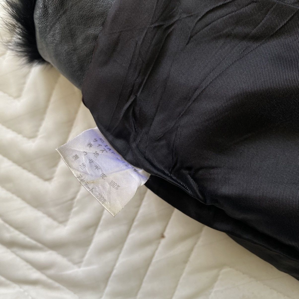 Genuine Leather Genuine Rabbit Fur Short By Ozone Community Size 23" - 8 Thumbnail