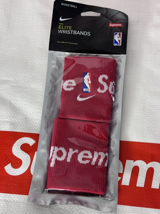 Supreme Supreme Nike NBA Wristbands (Pack Of 2) Red | Grailed