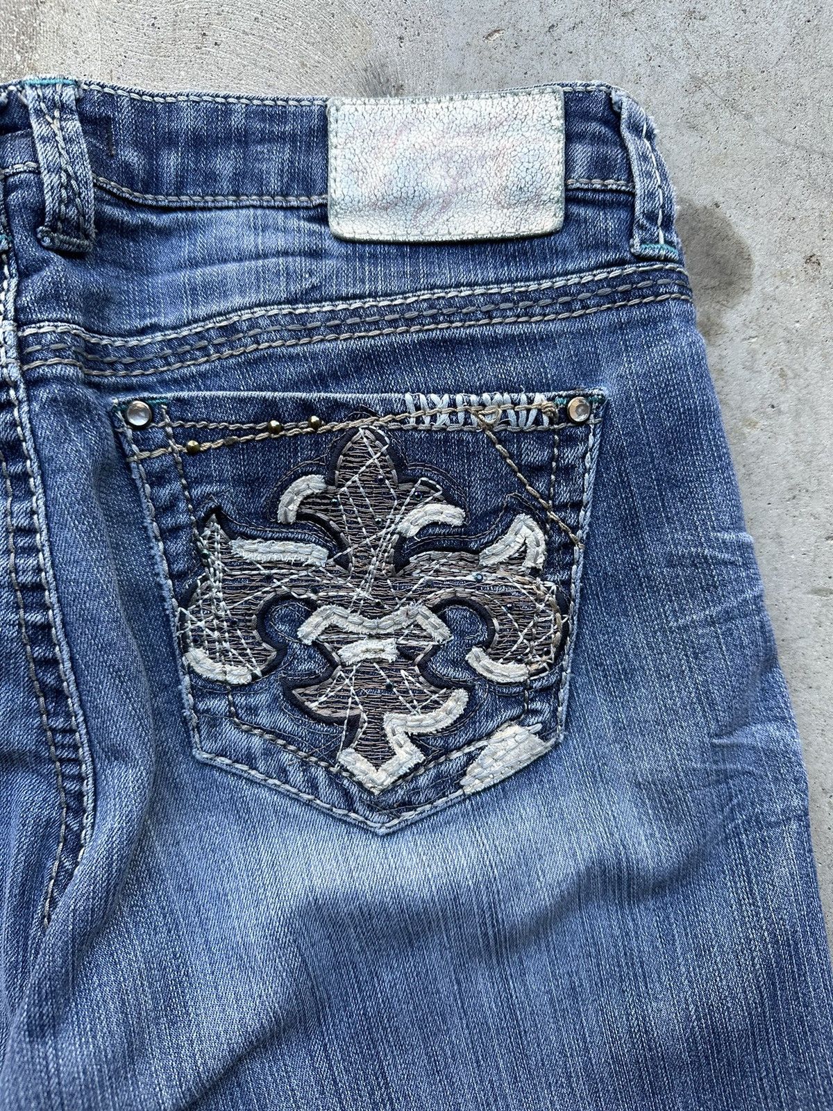 True Religion Y2K Vintage Hydraulic bootcut denim jeans Size 30" / US 8 / IT 44 - 5 Thumbnail