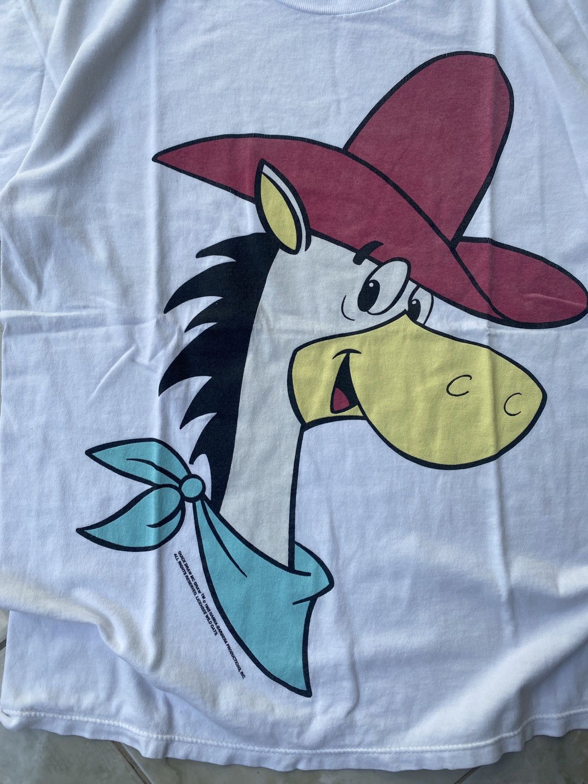 Cartoon Network Vintage 1993 Quick Draw McGraw Tee Hanna Barbera Cartoon Size US L / EU 52-54 / 3 - 4 Thumbnail