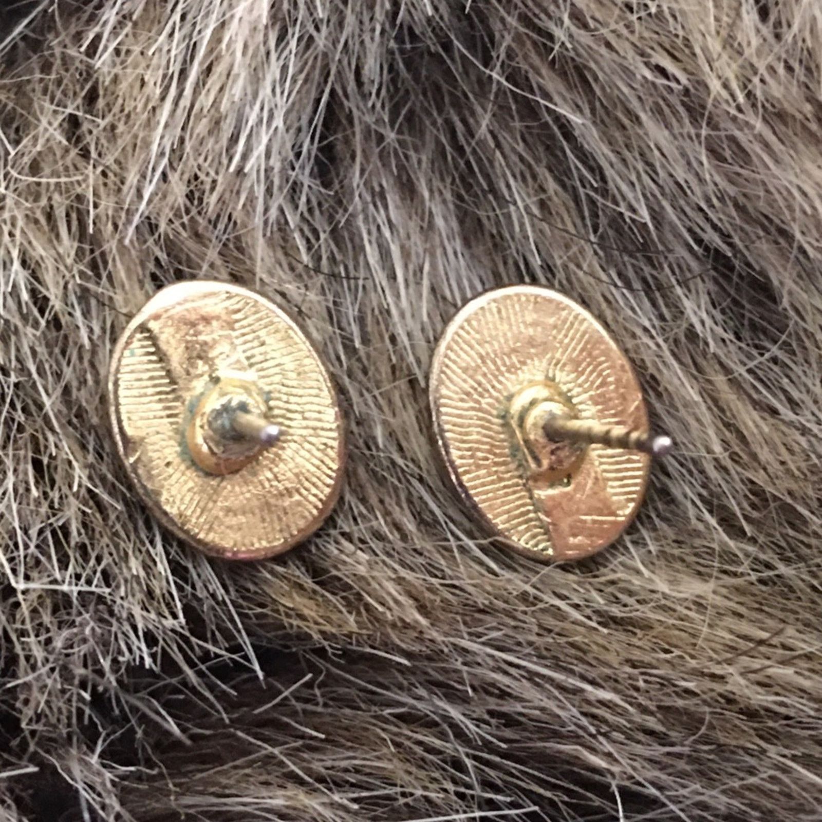 Vintage Vintage gold tone pearl stud pierced earrings Size ONE SIZE - 2 Thumbnail