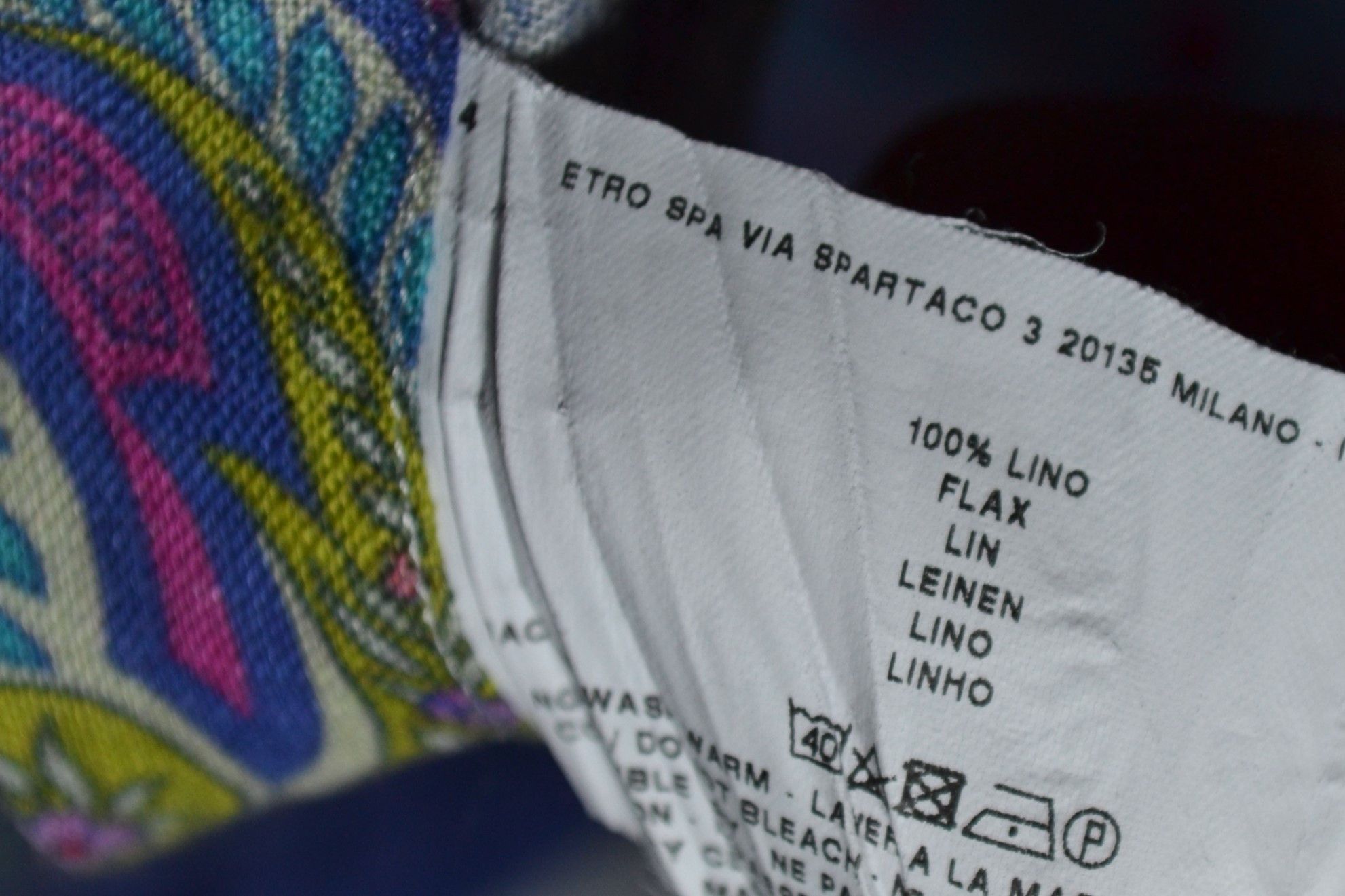 Etro Etro Linen Paisley Shirt Mythological Animal Print 43 L XL Size US L / EU 52-54 / 3 - 14 Thumbnail