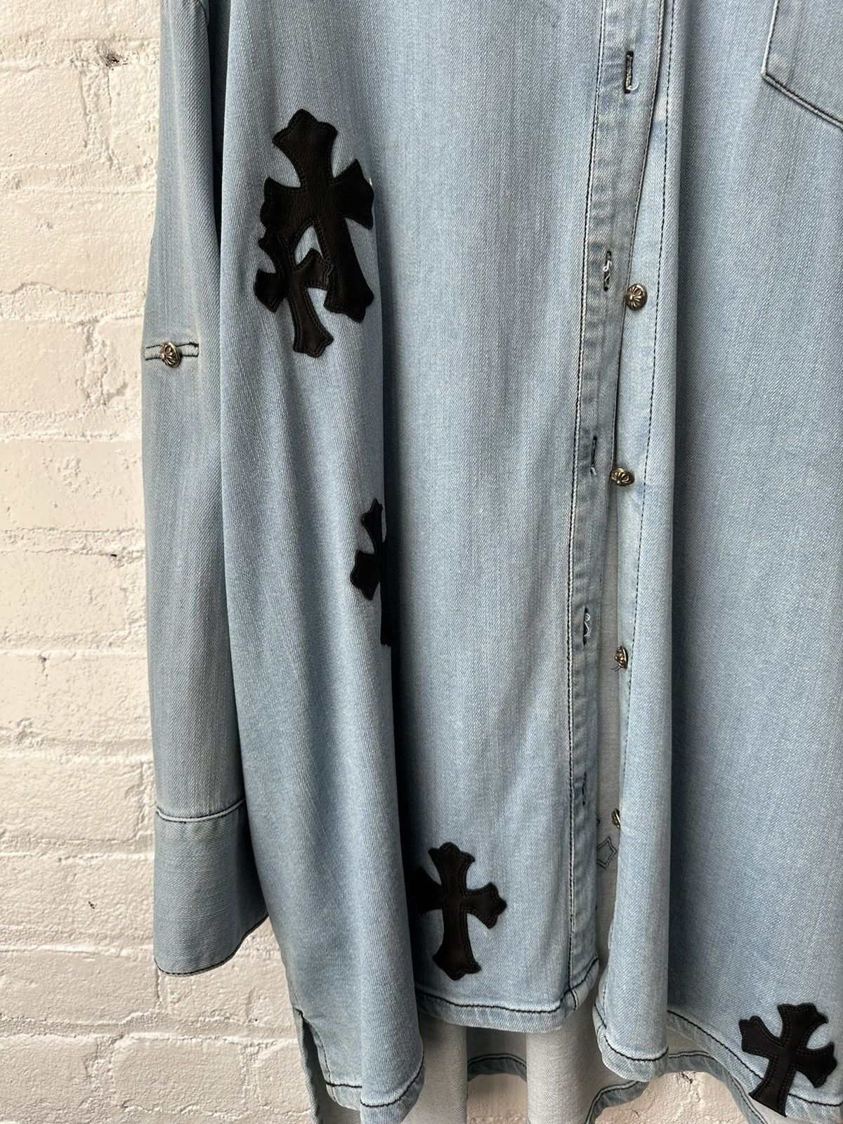 Chrome Hearts CHROME HEARTS PATCHED DENIM JACKET Size US M / EU 48-50 / 2 - 4 Thumbnail