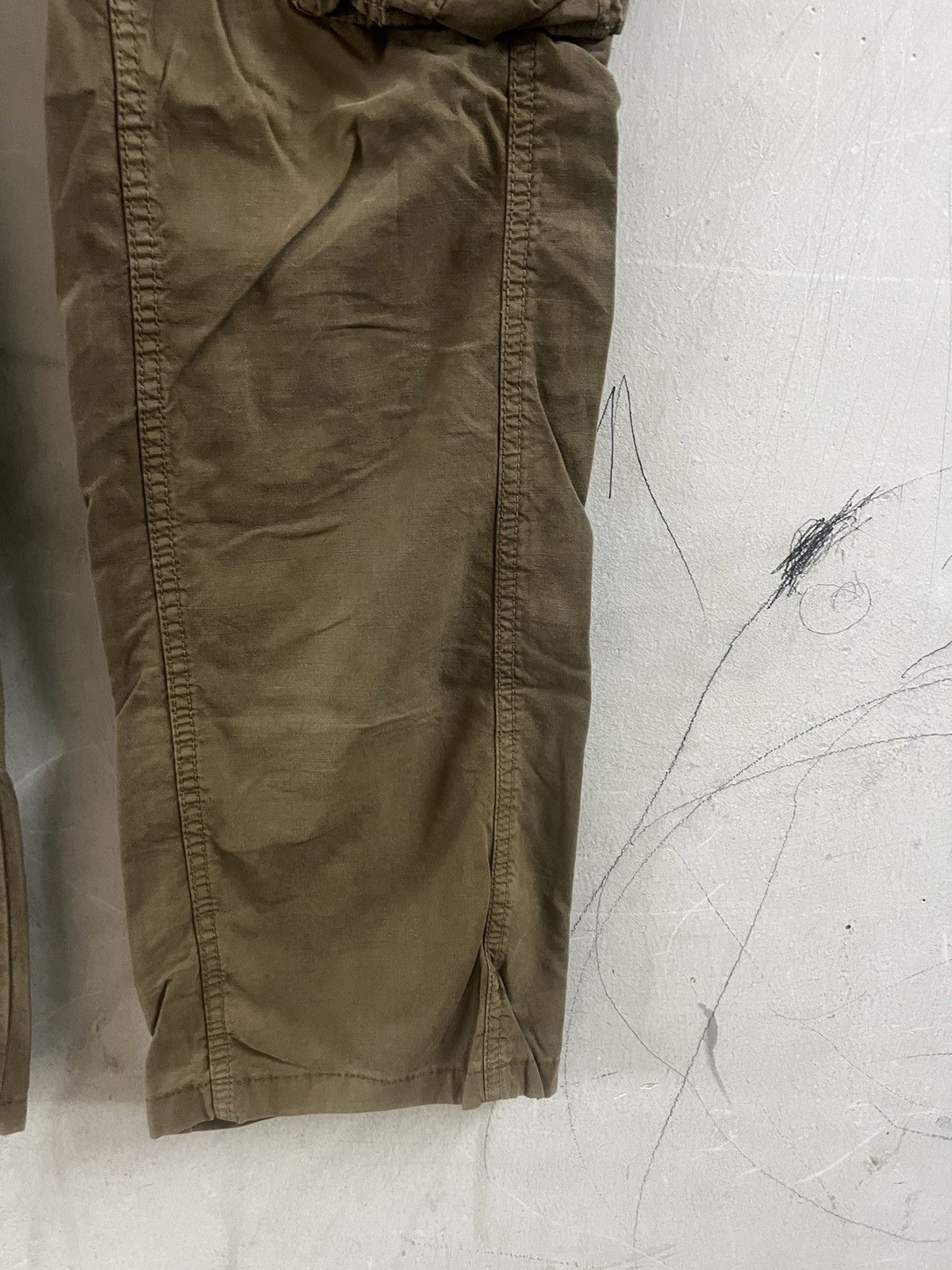 Japanese Brand × Vintage FLARED🔥VINTAGE Y2K SURPLUS NIPPON CARGO PANT Size US 33 - 6 Thumbnail
