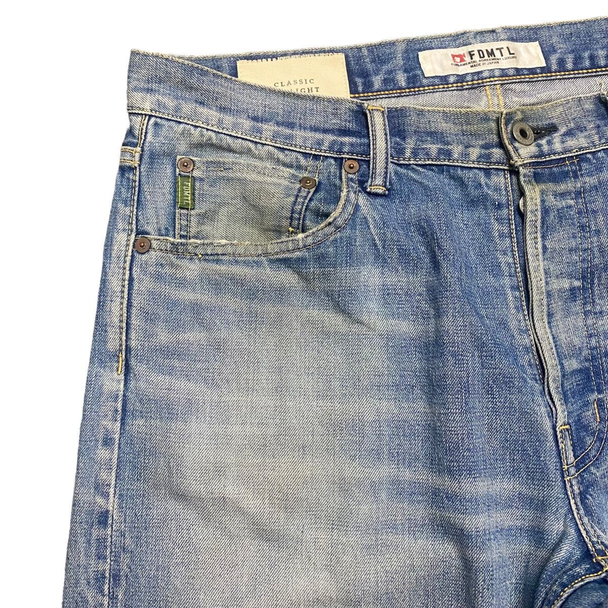 FDMTL FDMTL Denim Selvedge Jeans Distressed Size US 34 / EU 50 - 4 Thumbnail