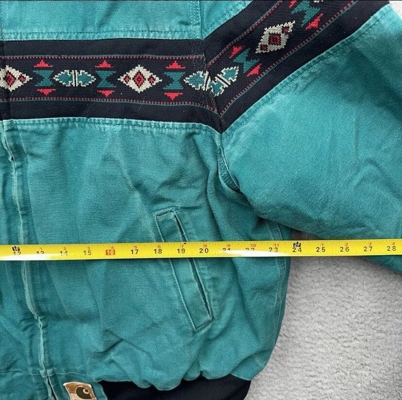Carhartt 1999 Carhartt Aztec Bomber Size US XL / EU 56 / 4 - 3 Thumbnail