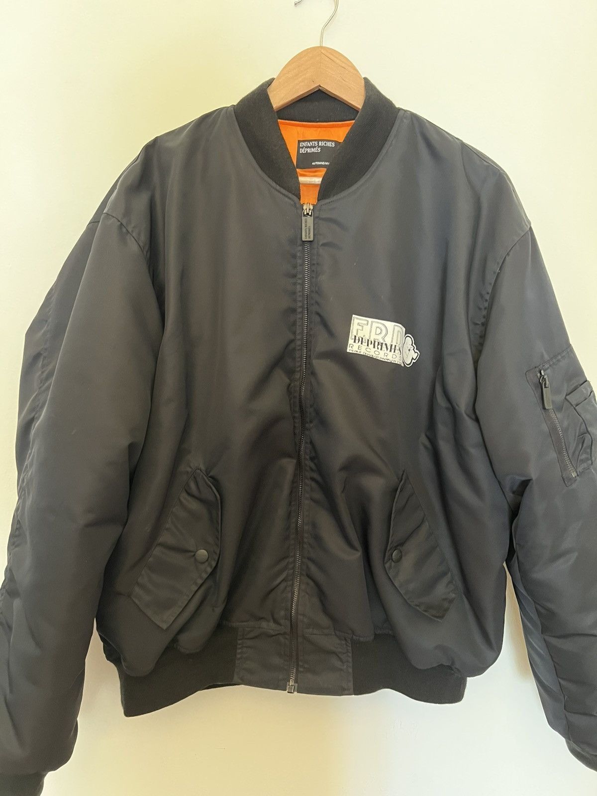 Enfants Riches Deprimes ERD Records Bomber Jacket Rare Black Color Size US L / EU 52-54 / 3 - 1 Thumbnail