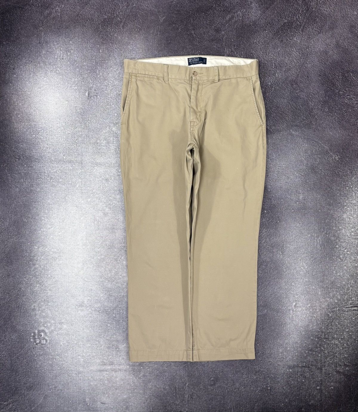 Polo Ralph Lauren Vintage Polo Ralph Lauren Men’s Beige Chino Pants Trousers Size US 34 / EU 50 - 1 Thumbnail